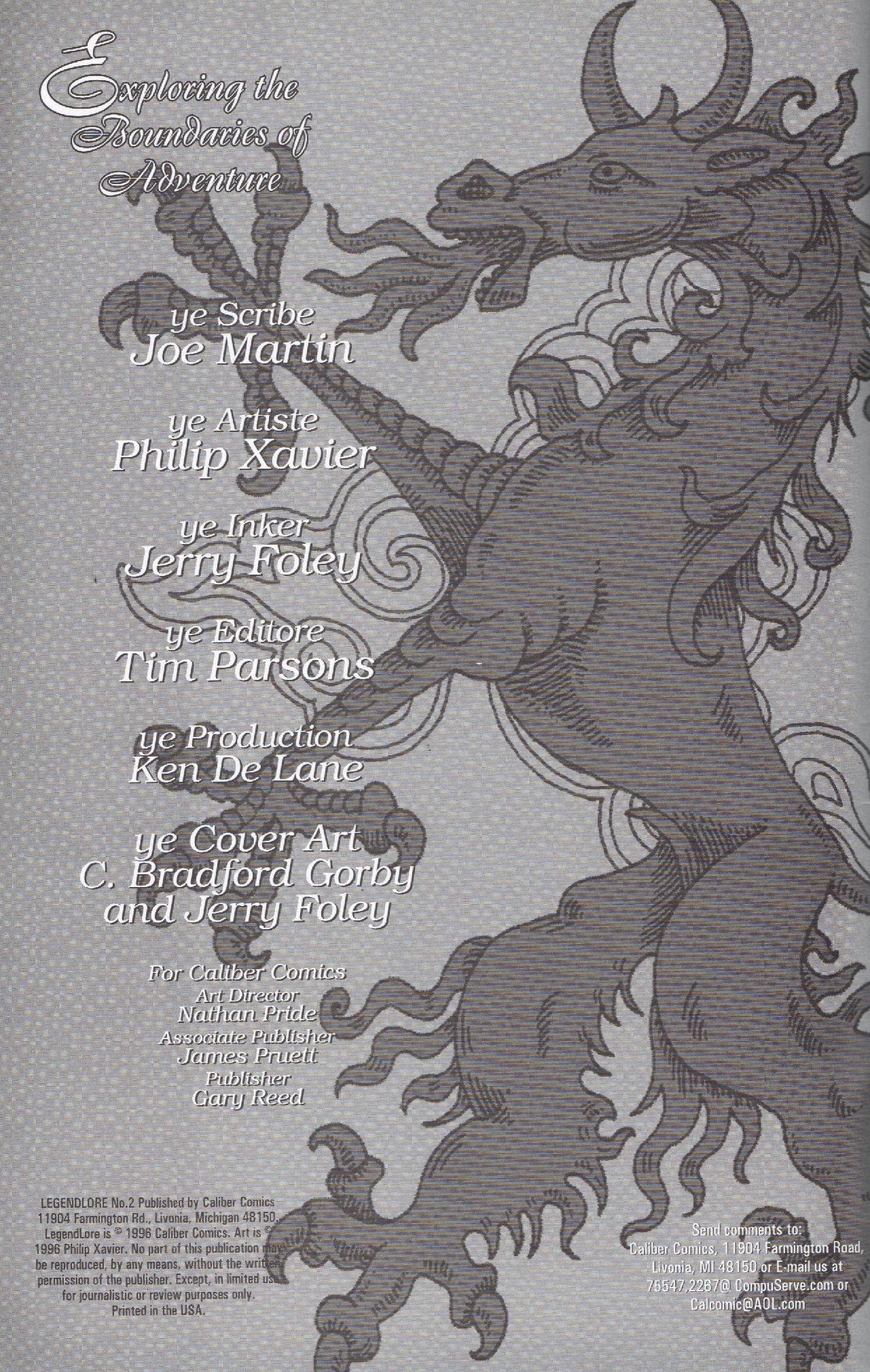 Read online Legendlore comic -  Issue #2 - 2