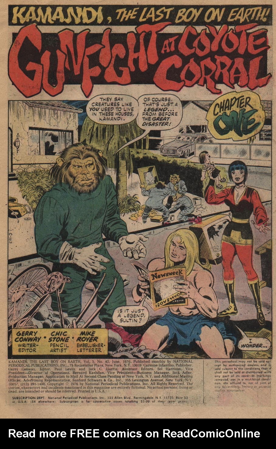 Read online Kamandi, The Last Boy On Earth comic -  Issue #42 - 3