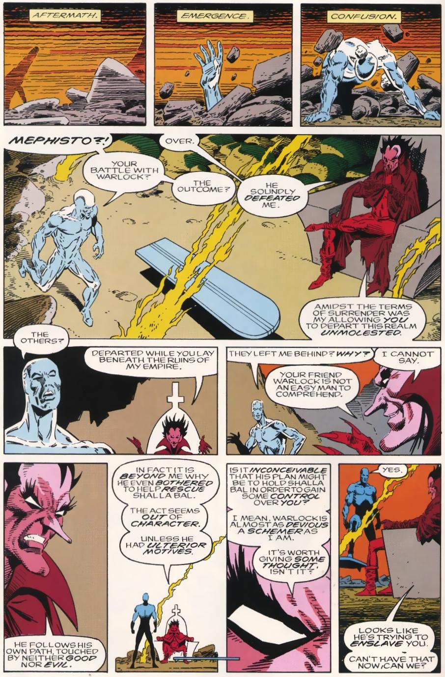 Read online Silver Surfer/Warlock: Resurrection comic -  Issue #4 - 16