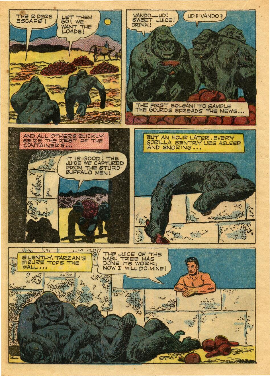 Read online Tarzan (1948) comic -  Issue #66 - 16