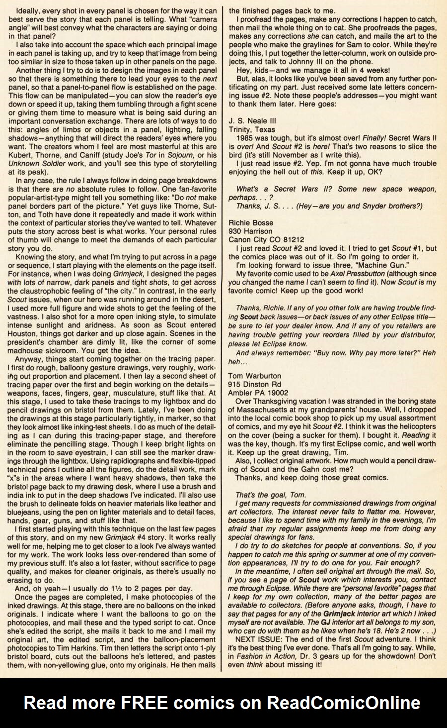 Read online Scout comic -  Issue #5 - 29