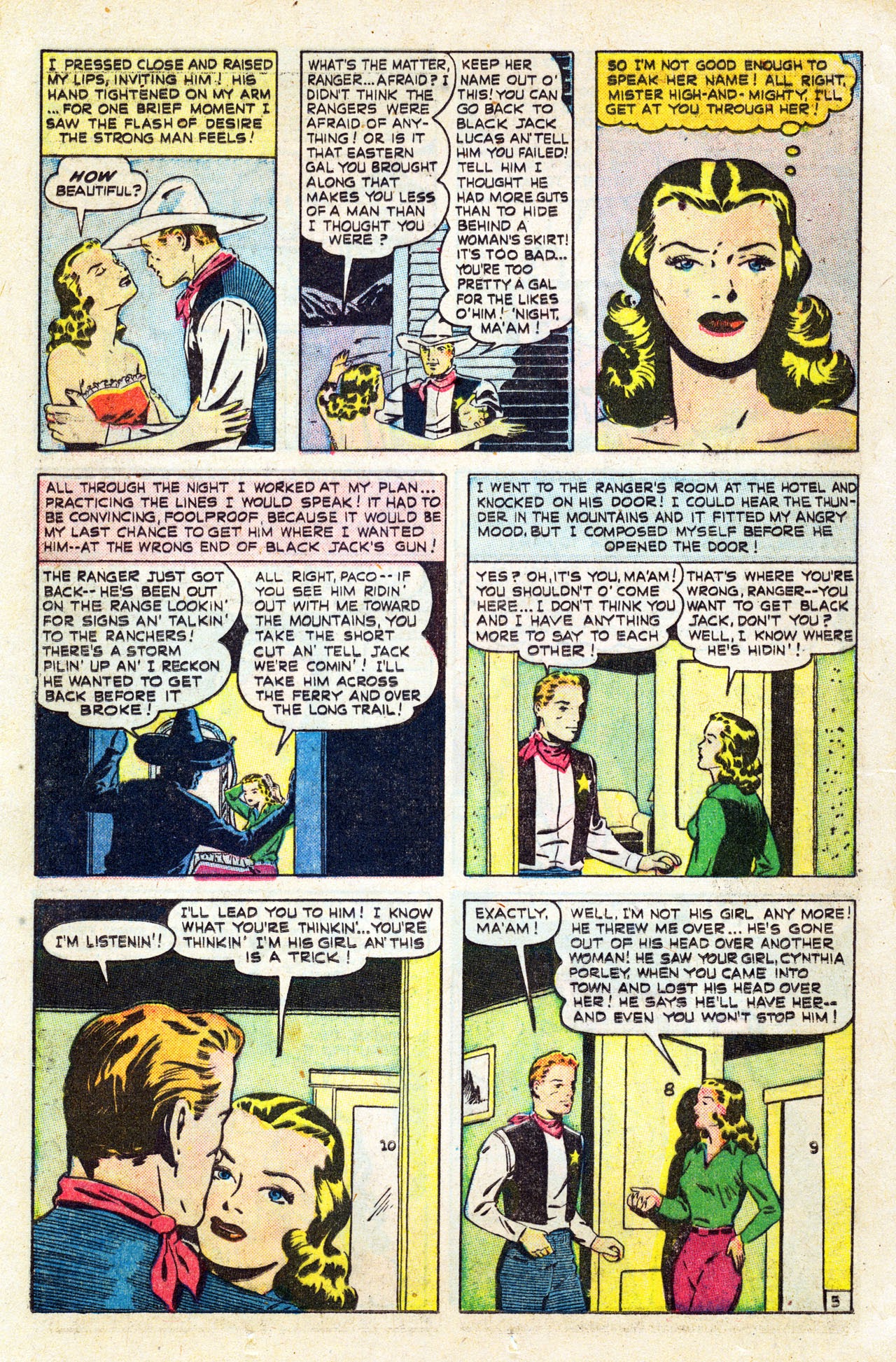 Read online Cowboy Romances comic -  Issue #3 - 18