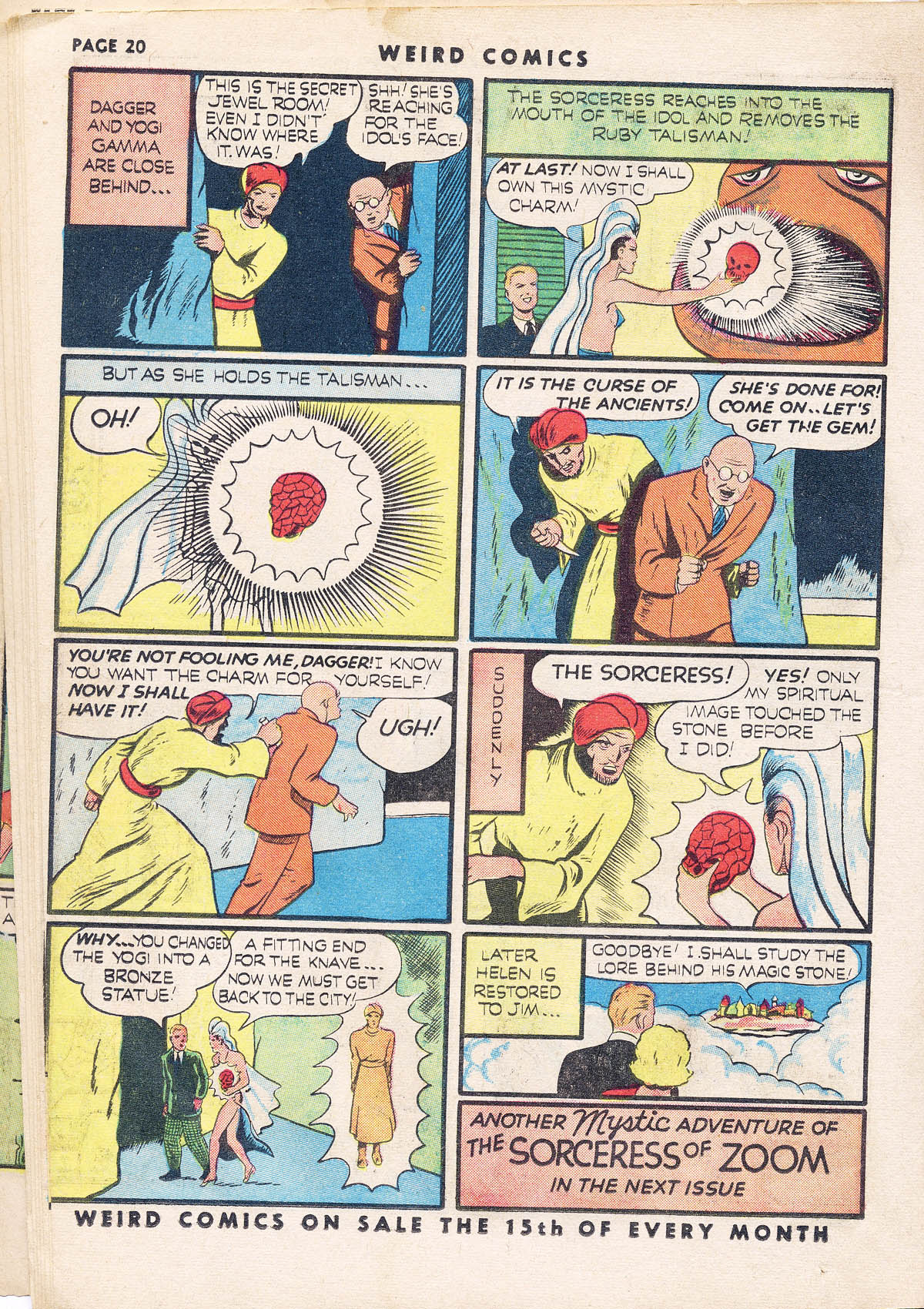 Read online Weird Comics comic -  Issue #13 - 21