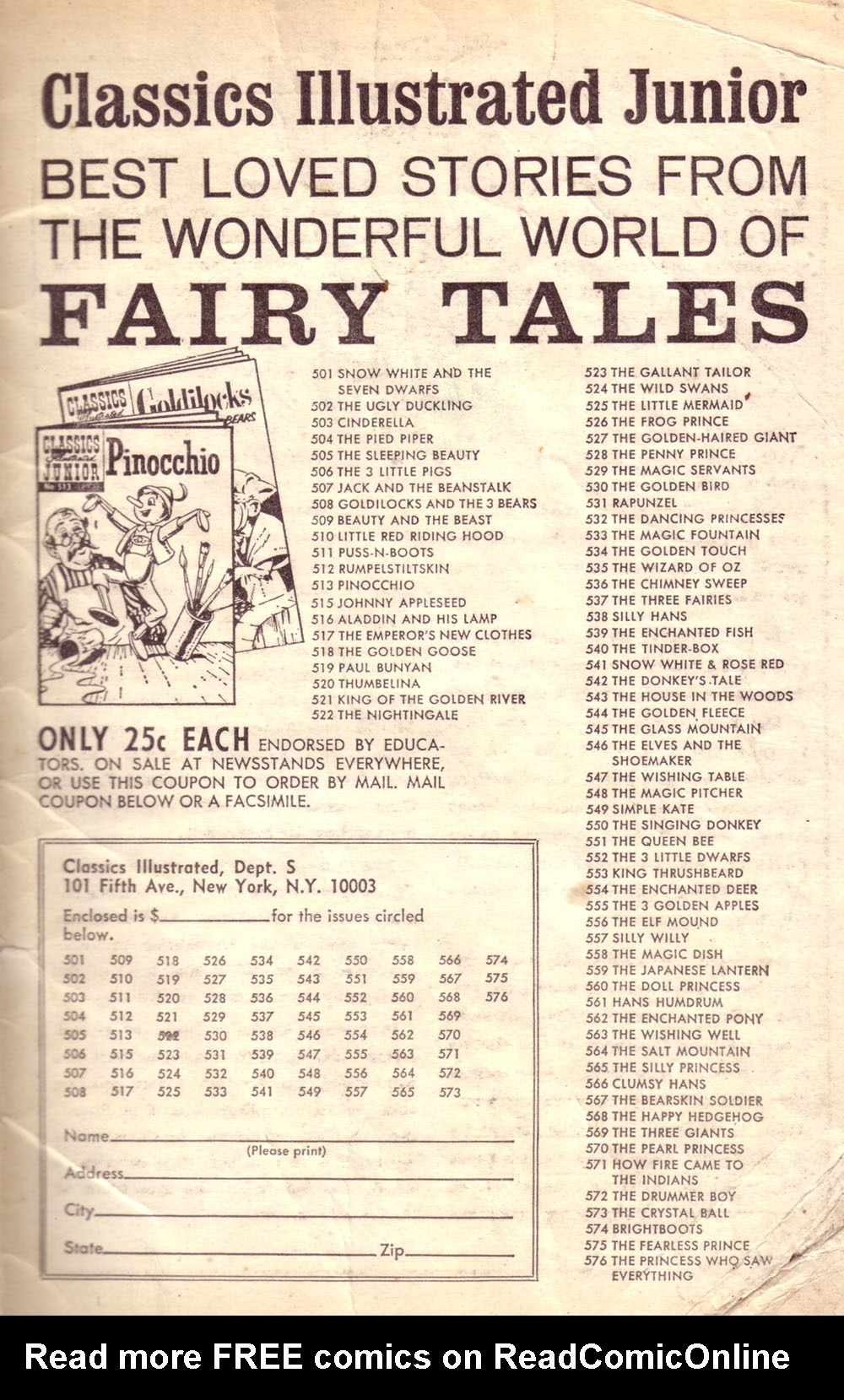 Read online Classics Illustrated comic -  Issue #48 - 51