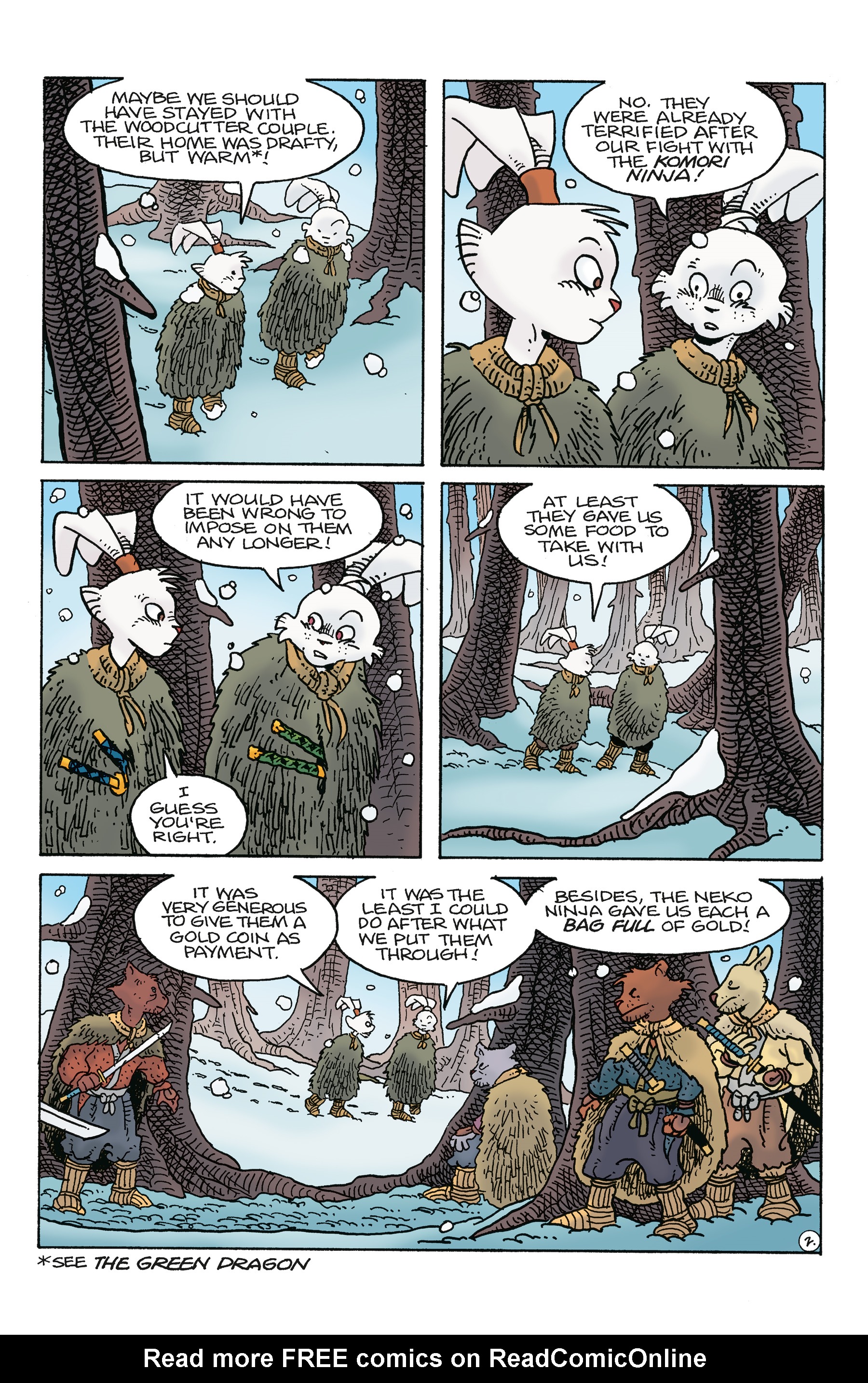 Read online Usagi Yojimbo: Ice and Snow comic -  Issue #1 - 4