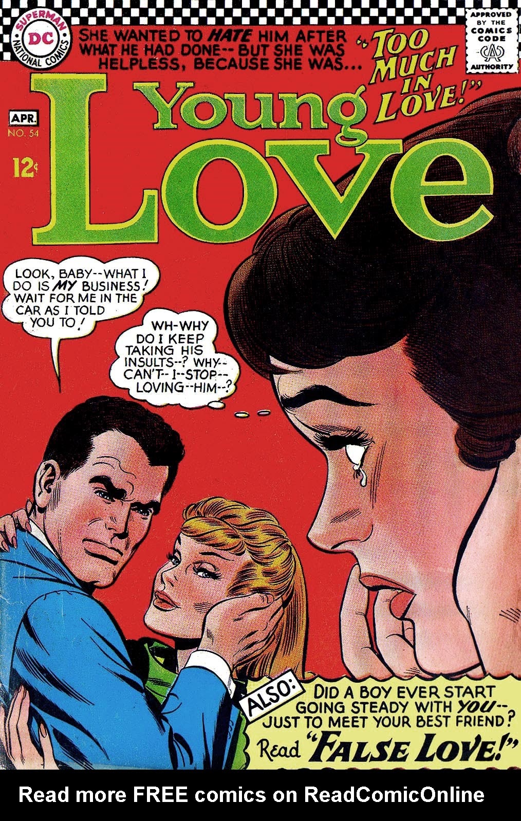 Read online Young Love (1963) comic -  Issue #54 - 1
