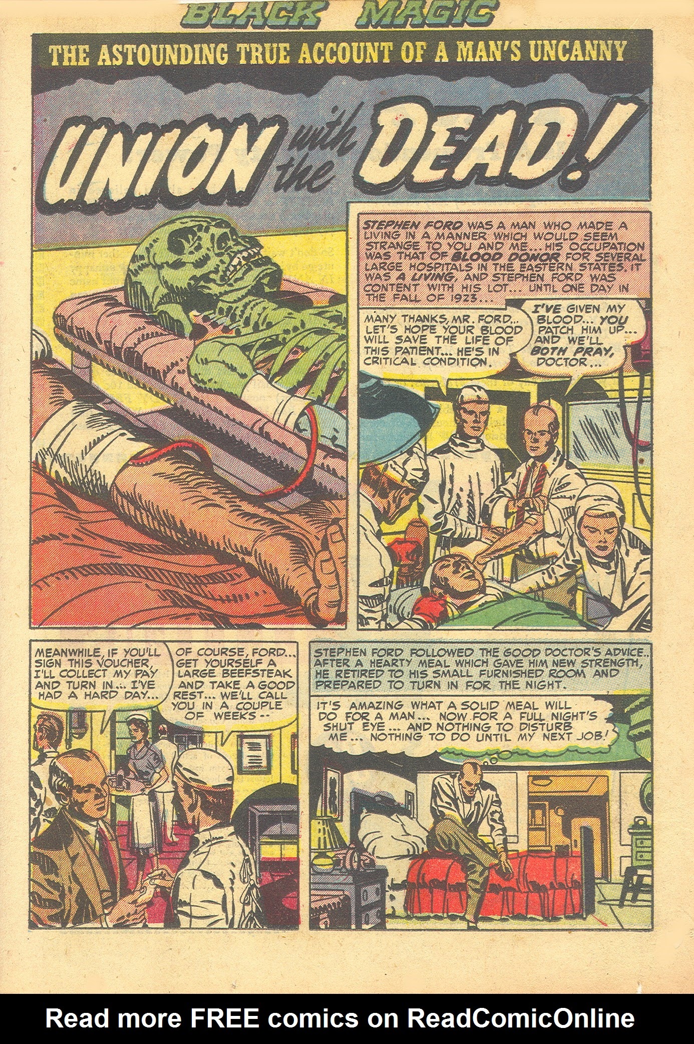 Read online Black Magic (1950) comic -  Issue #6 - 22