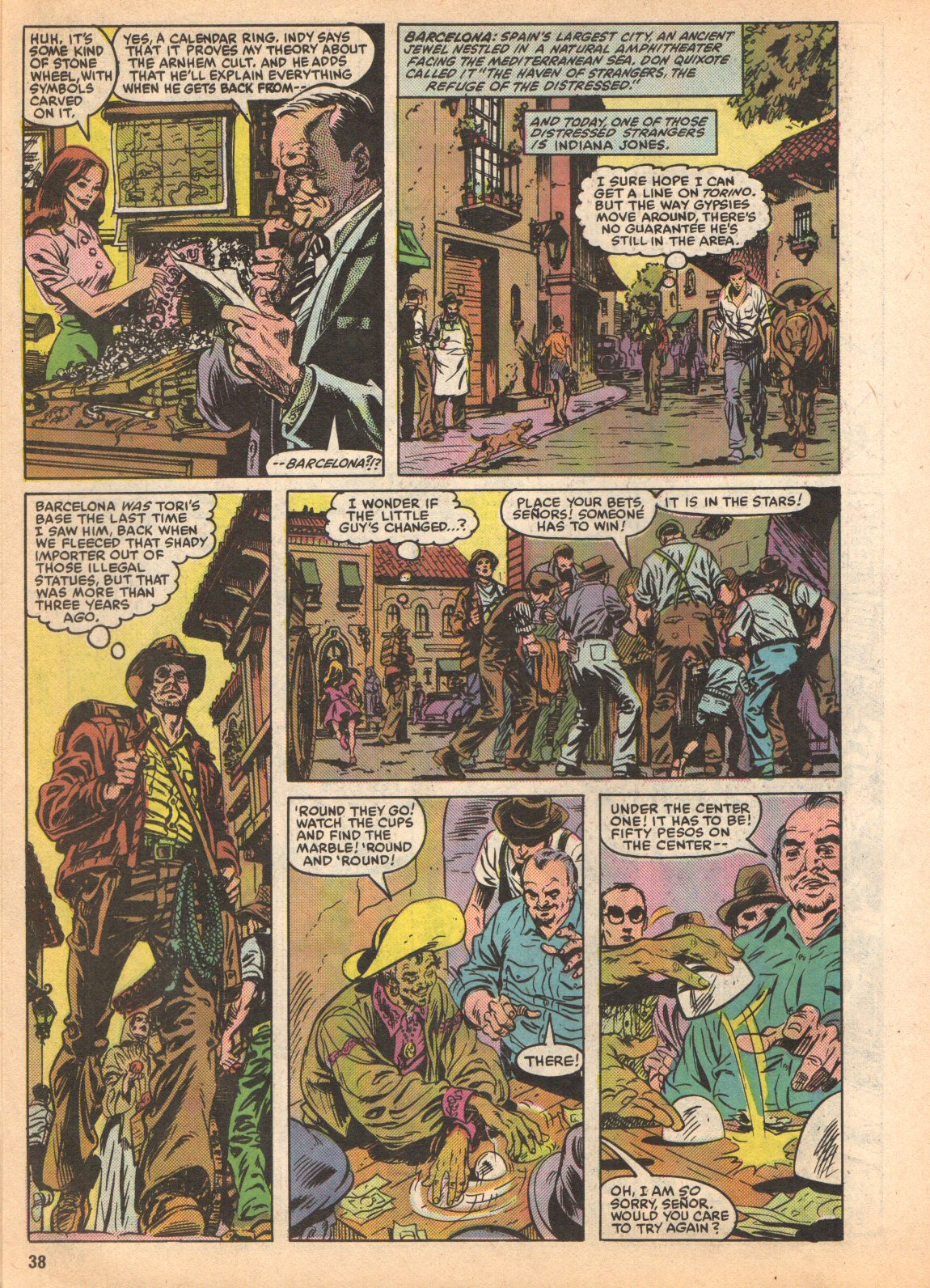 Read online Indiana Jones comic -  Issue #8 - 38