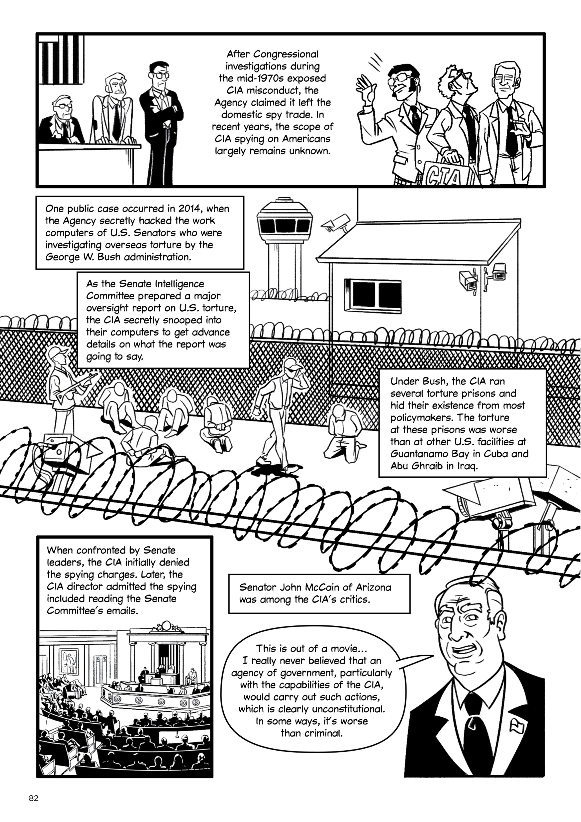 Read online The Machine Never Blinks: A Graphic History of Spying and Surveillance comic -  Issue # TPB - 92