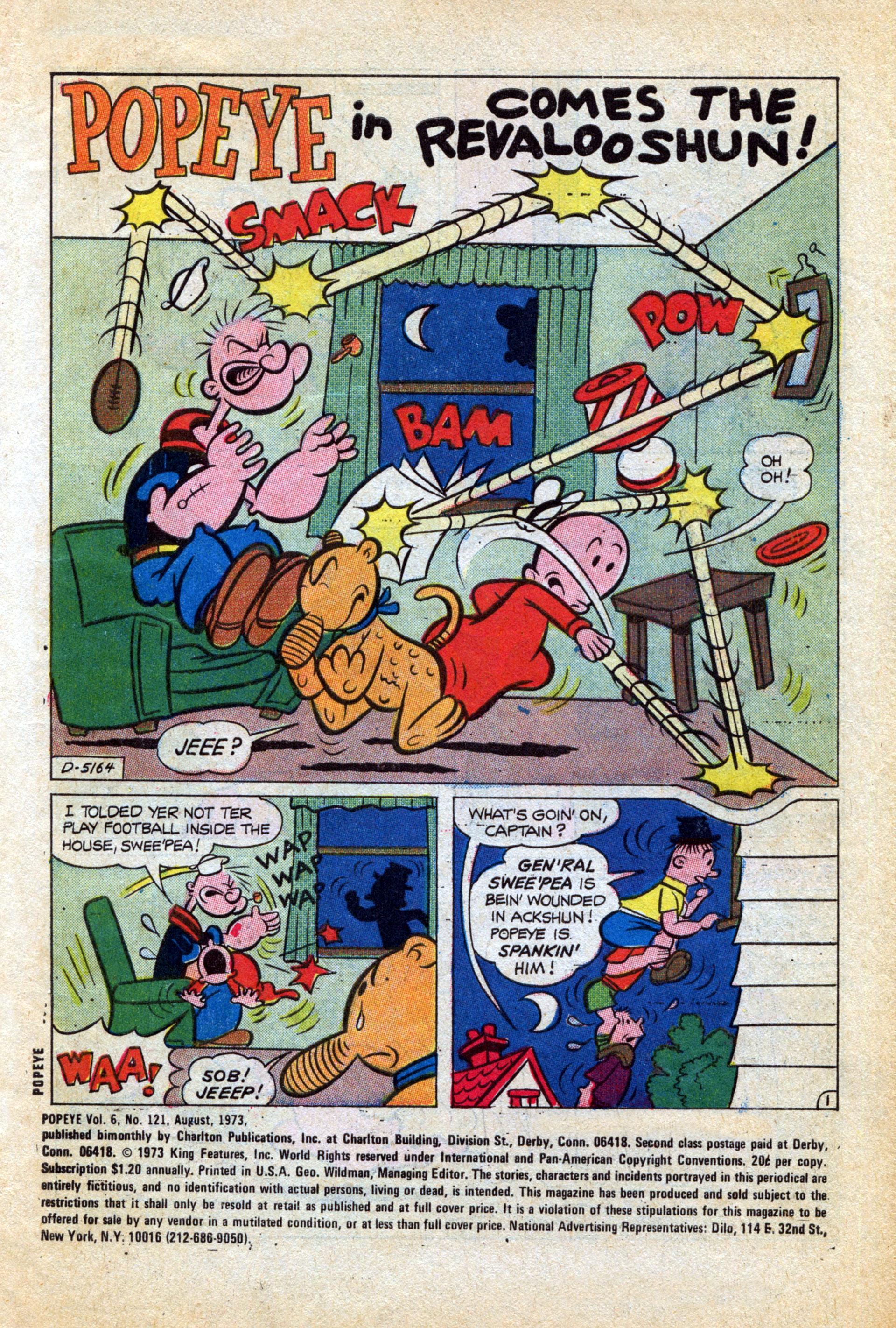 Read online Popeye (1948) comic -  Issue #121 - 3