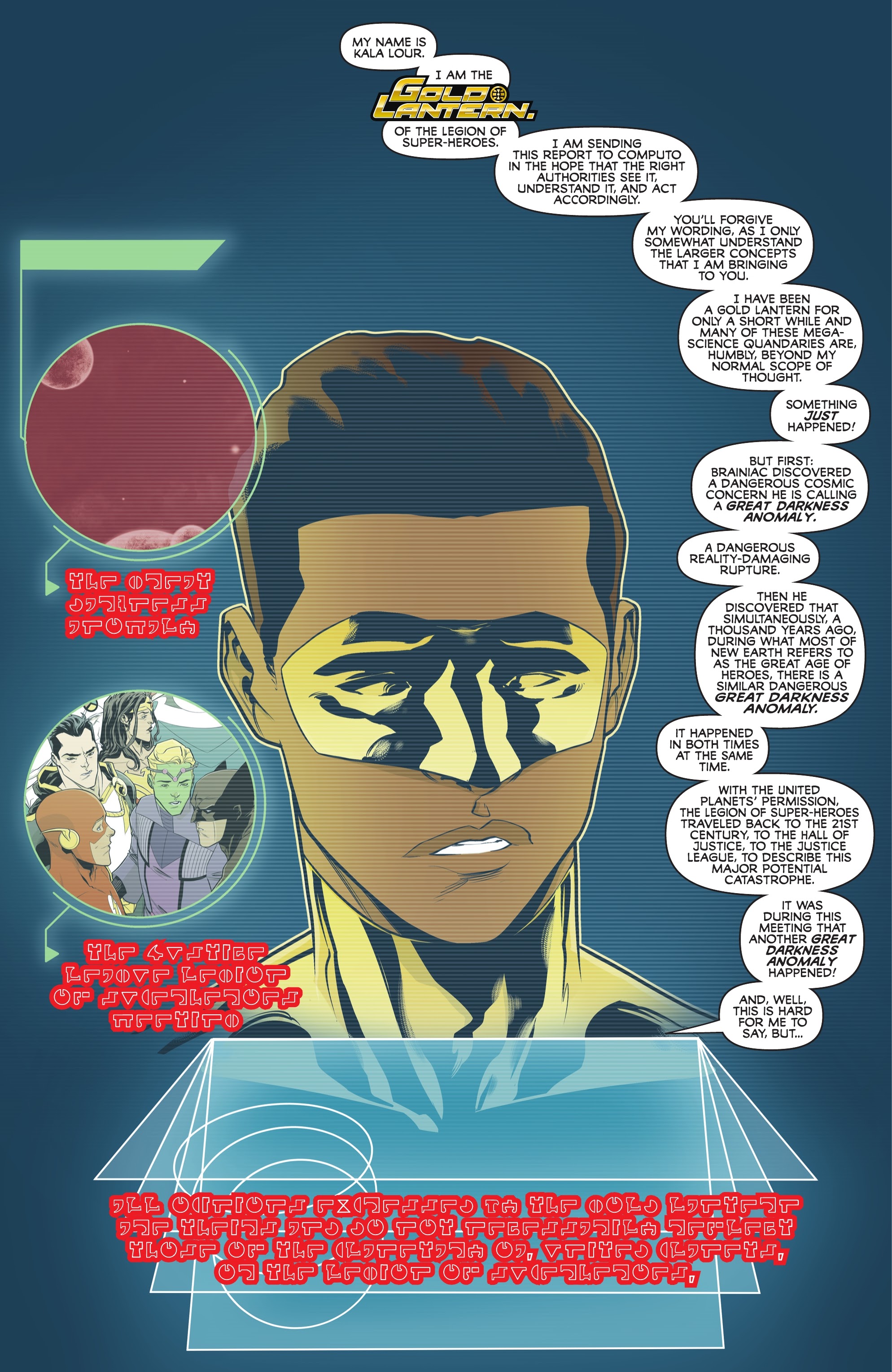 Read online Justice League vs. The Legion of Super-Heroes comic -  Issue #2 - 7