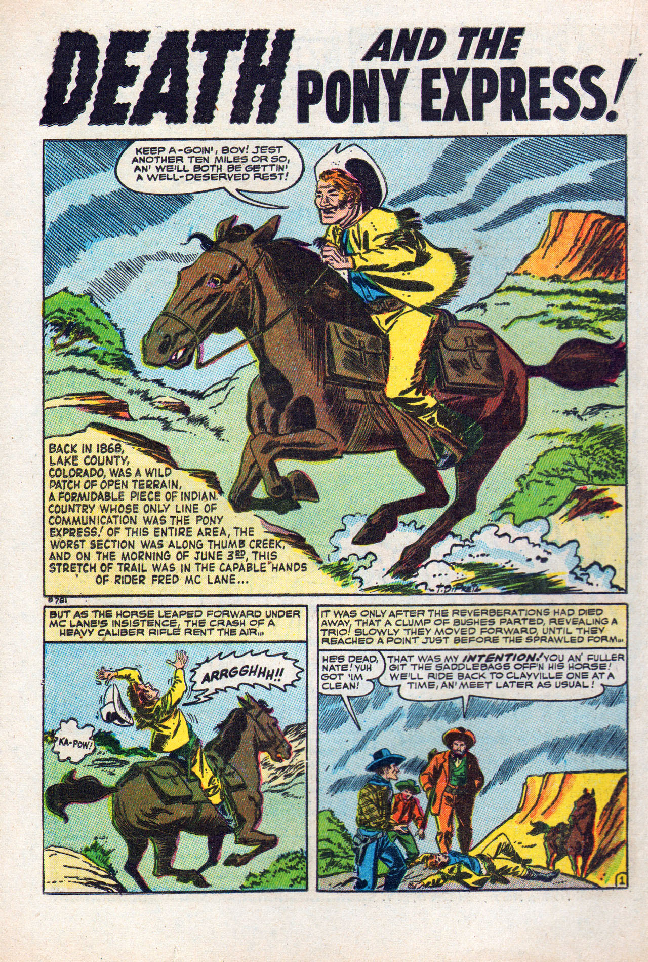 Read online Western Outlaws (1954) comic -  Issue #2 - 20