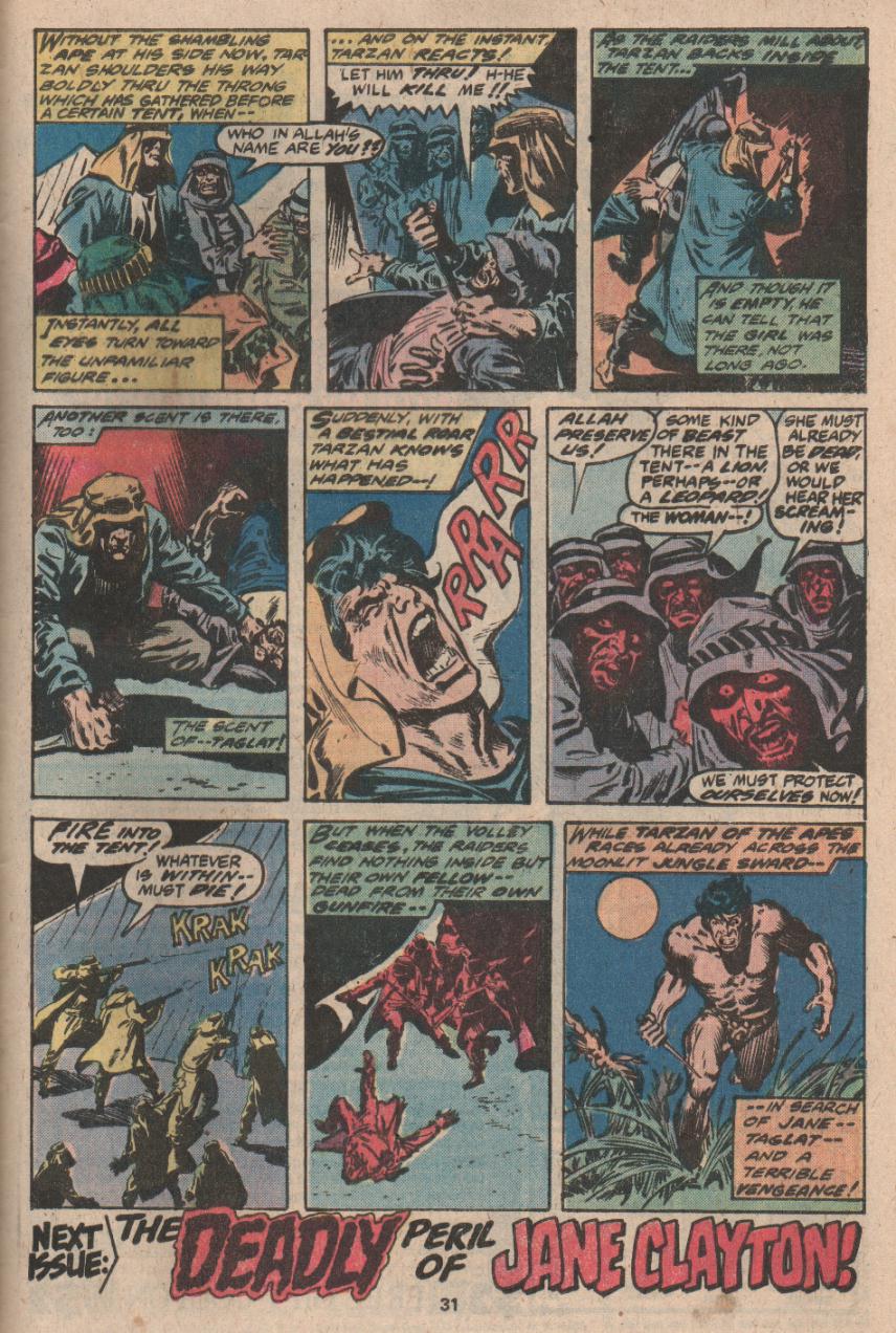 Read online Tarzan (1977) comic -  Issue #8 - 20