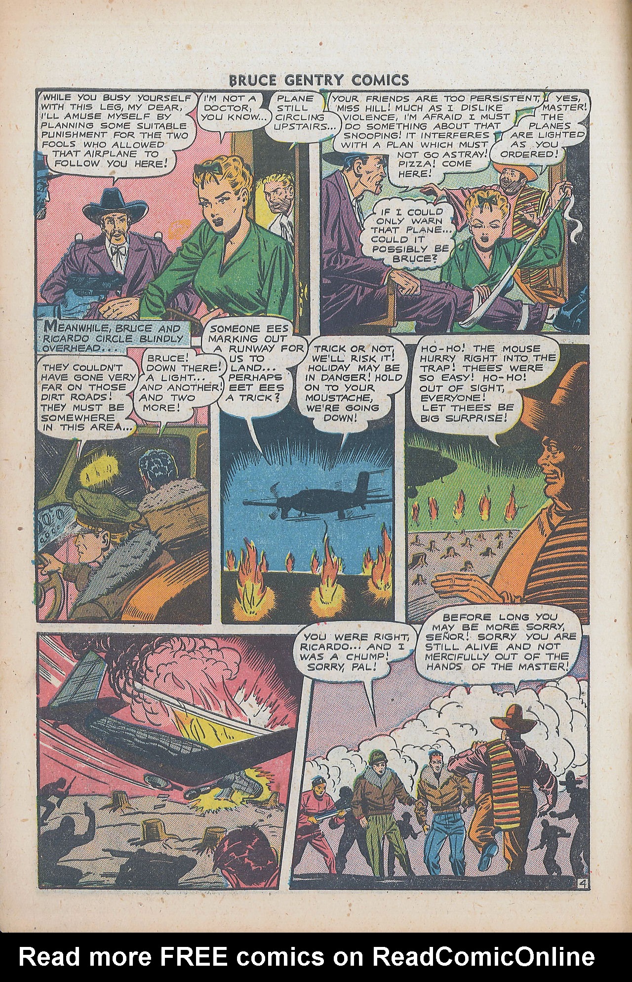 Read online Bruce Gentry comic -  Issue #5 - 6