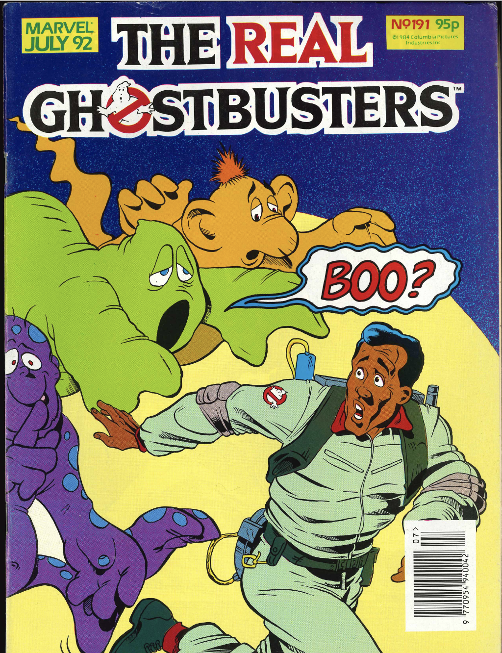 Read online The Real Ghostbusters comic -  Issue #191 - 1