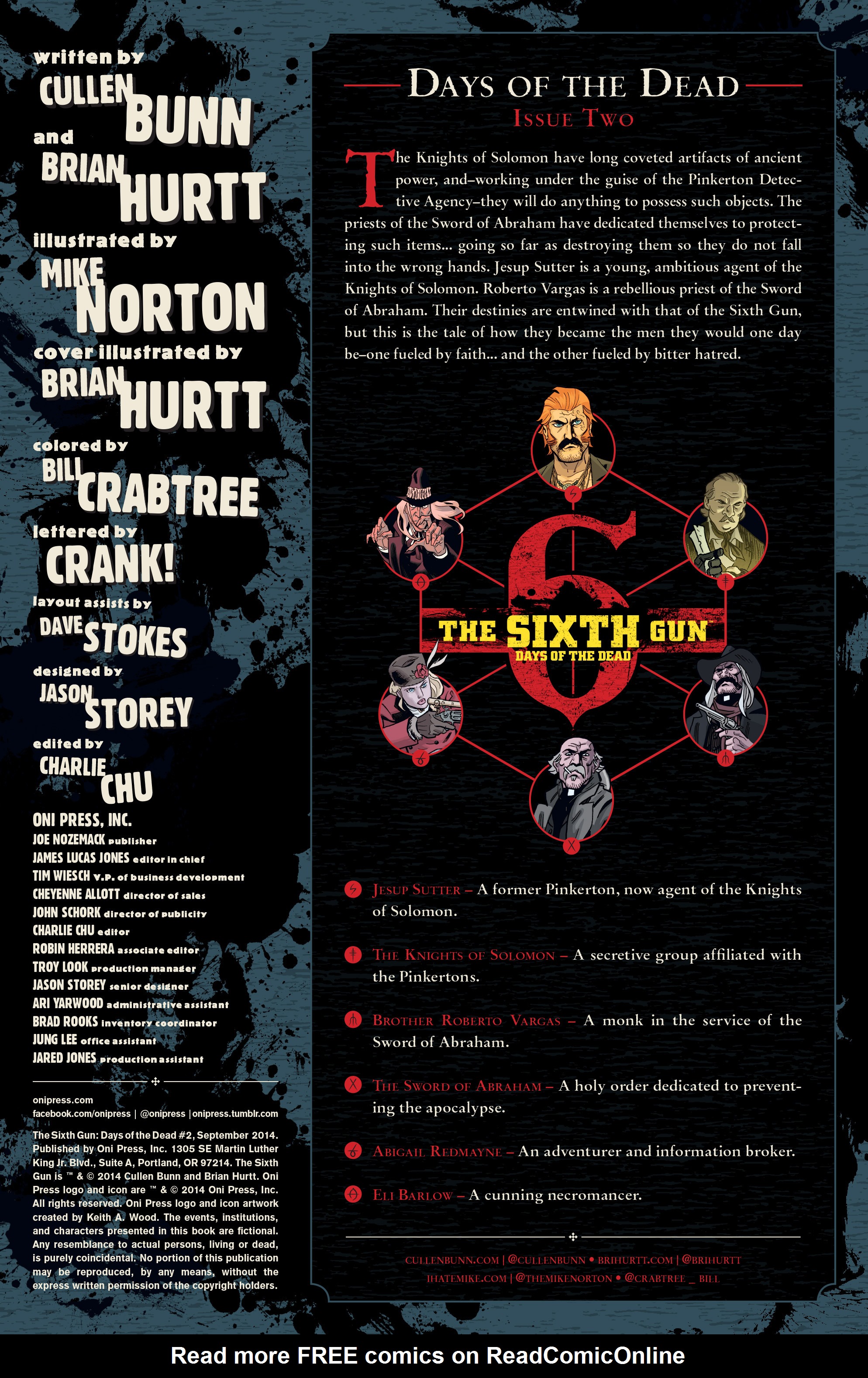 Read online The Sixth Gun: Days of the Dead comic -  Issue #2 - 2