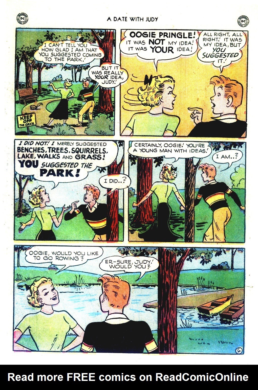 Read online A Date with Judy comic -  Issue #14 - 8