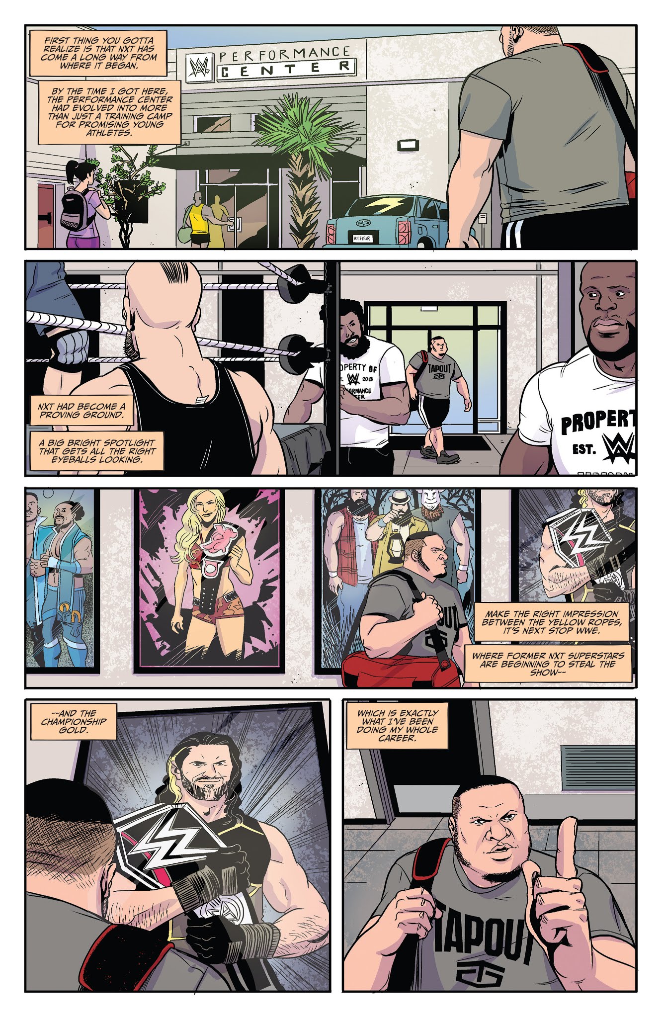 Read online WWE: NXT Takeover - Proving Ground comic -  Issue # Full - 5