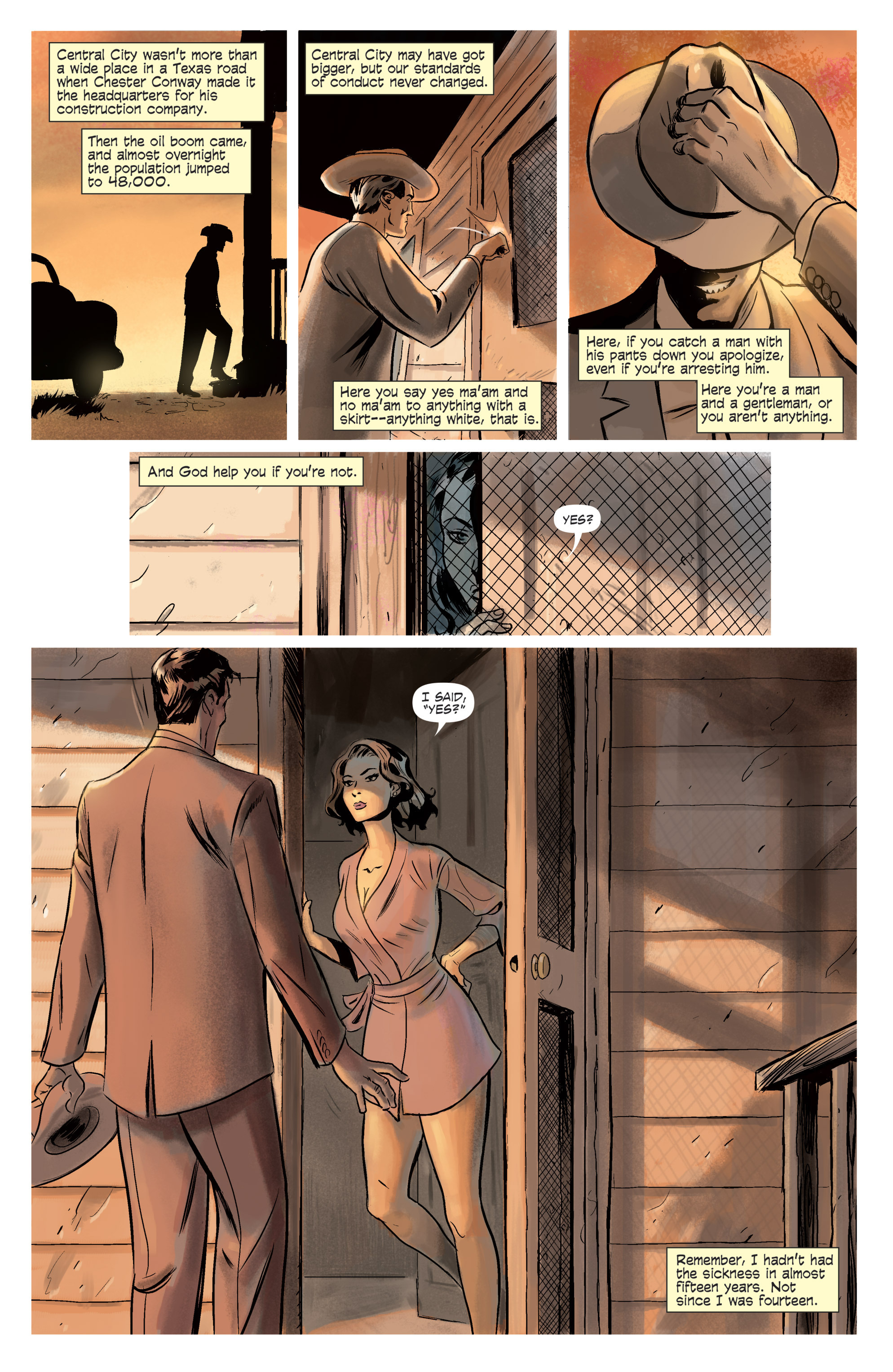 Read online Jim Thompson's The Killer Inside Me comic -  Issue #1 - 5