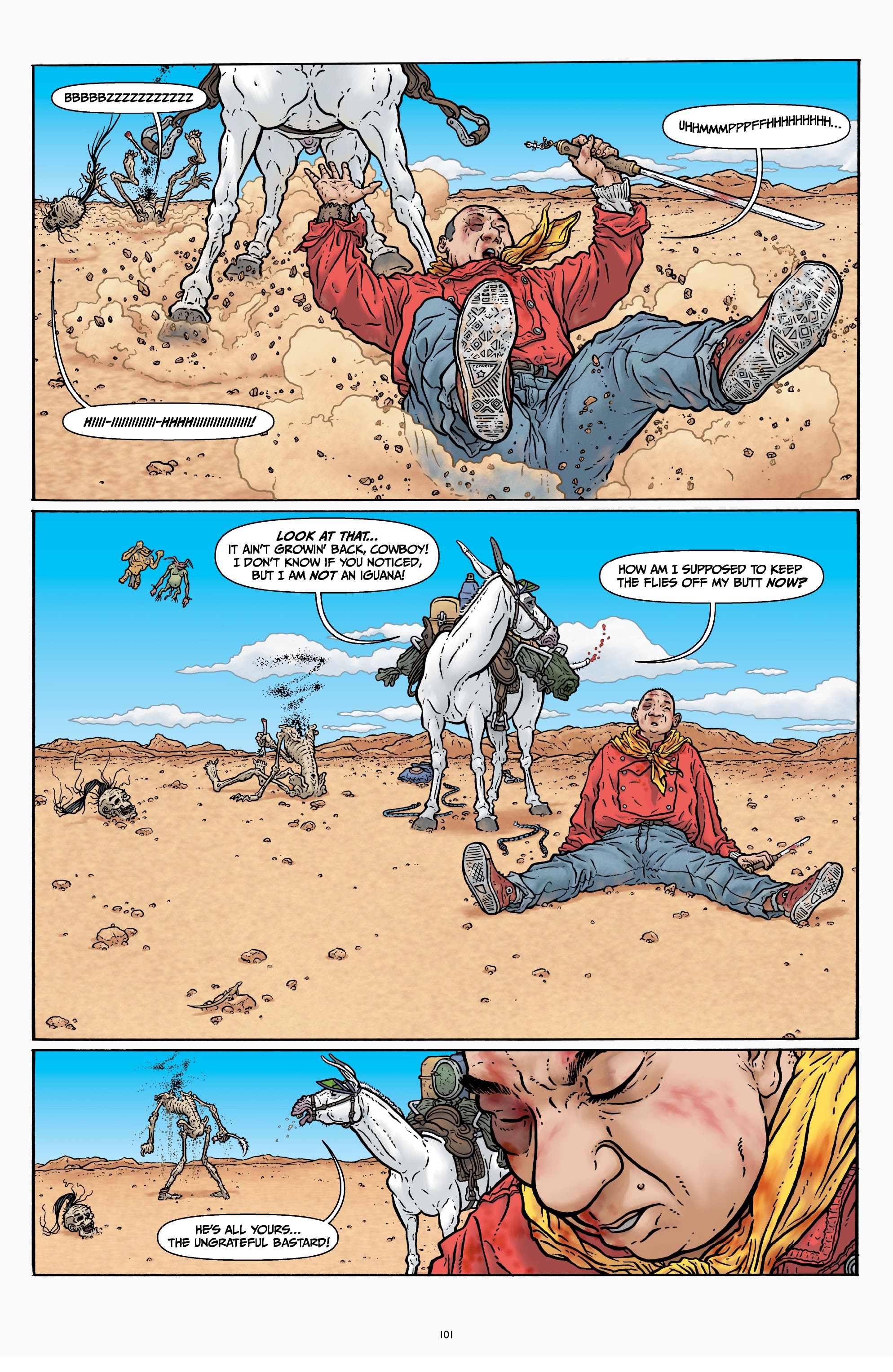 Read online Shaolin Cowboy comic -  Issue # _Start Trek (Part 1) - 80