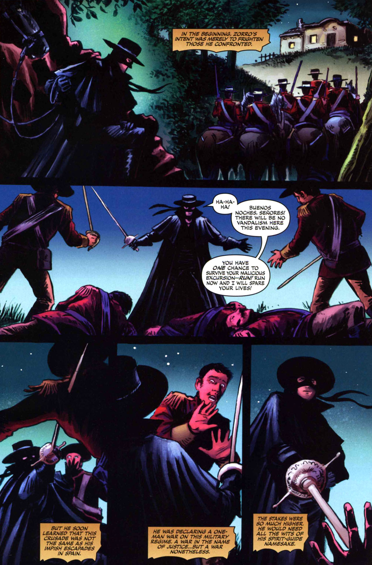 Read online Zorro (2008) comic -  Issue #7 - 9
