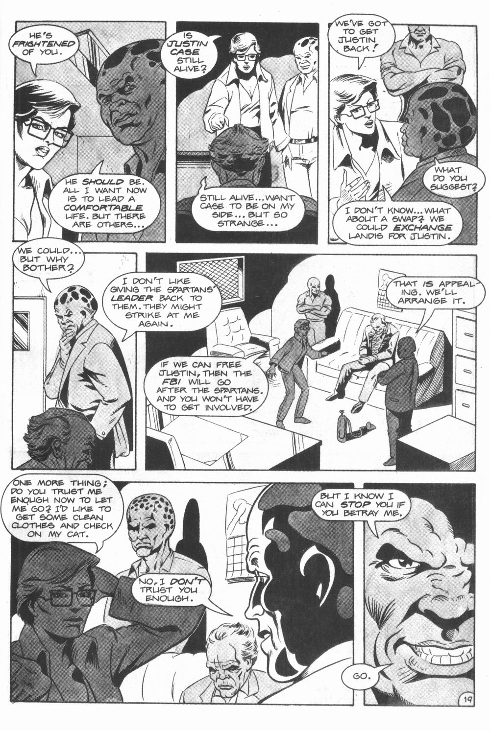 Read online Alien Nation: The Spartans comic -  Issue #4 - 21