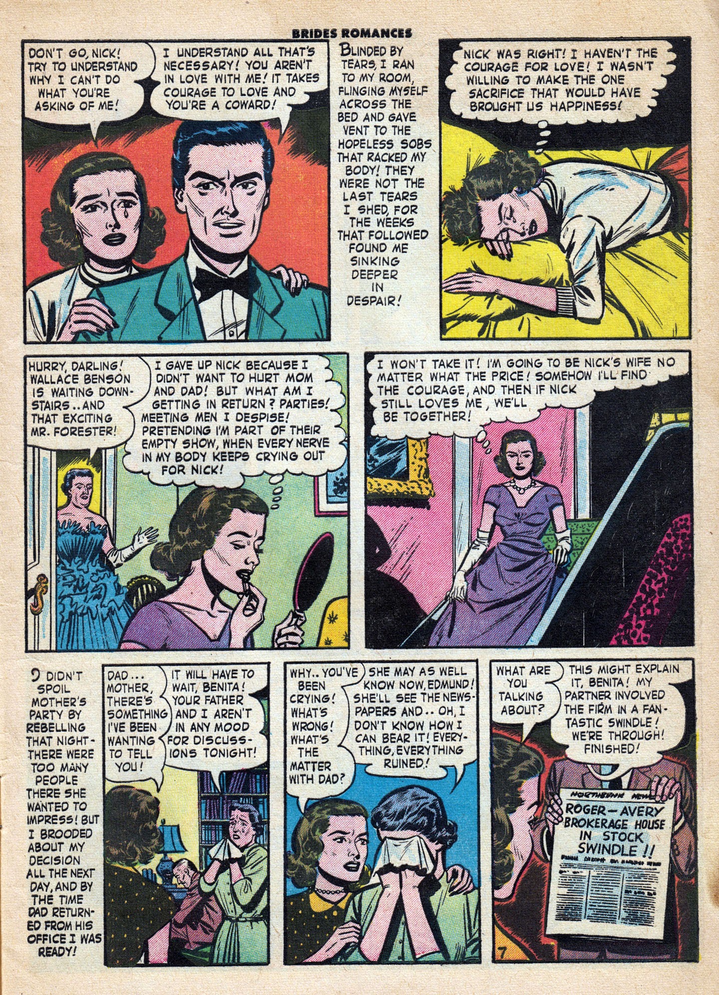 Read online Brides Romances comic -  Issue #20 - 9
