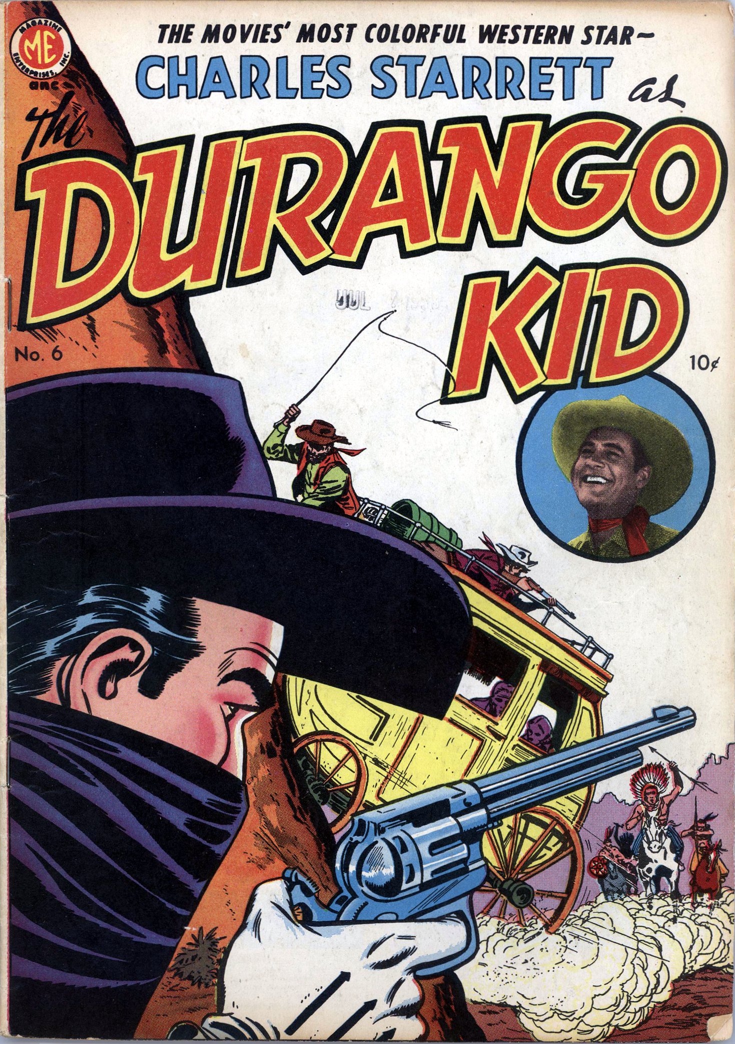 Read online Charles Starrett as The Durango Kid comic -  Issue #6 - 1