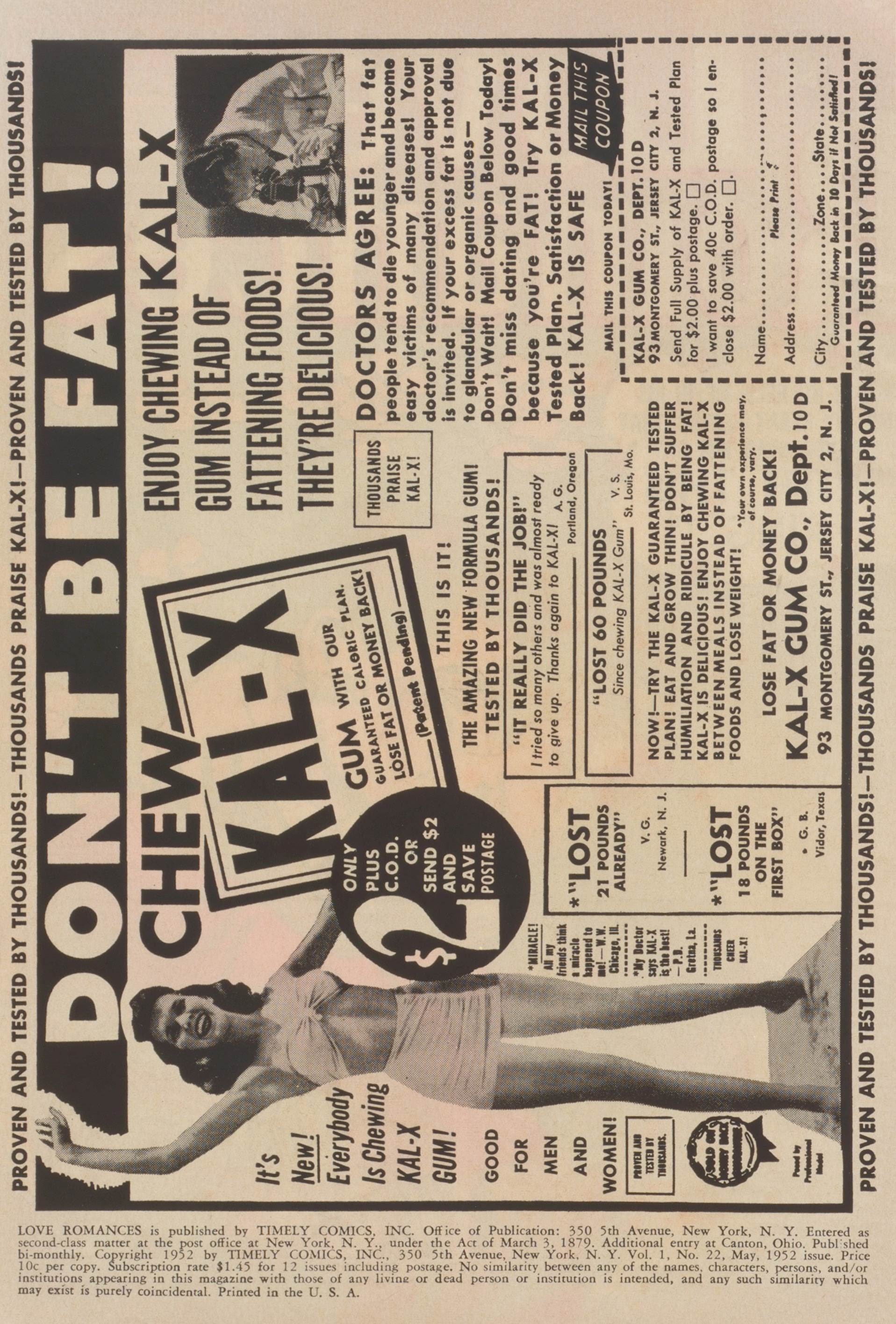 Read online Love Romances comic -  Issue #22 - 2