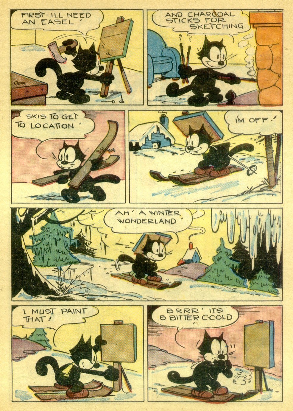 Read online Felix the Cat (1948) comic -  Issue #7 - 8