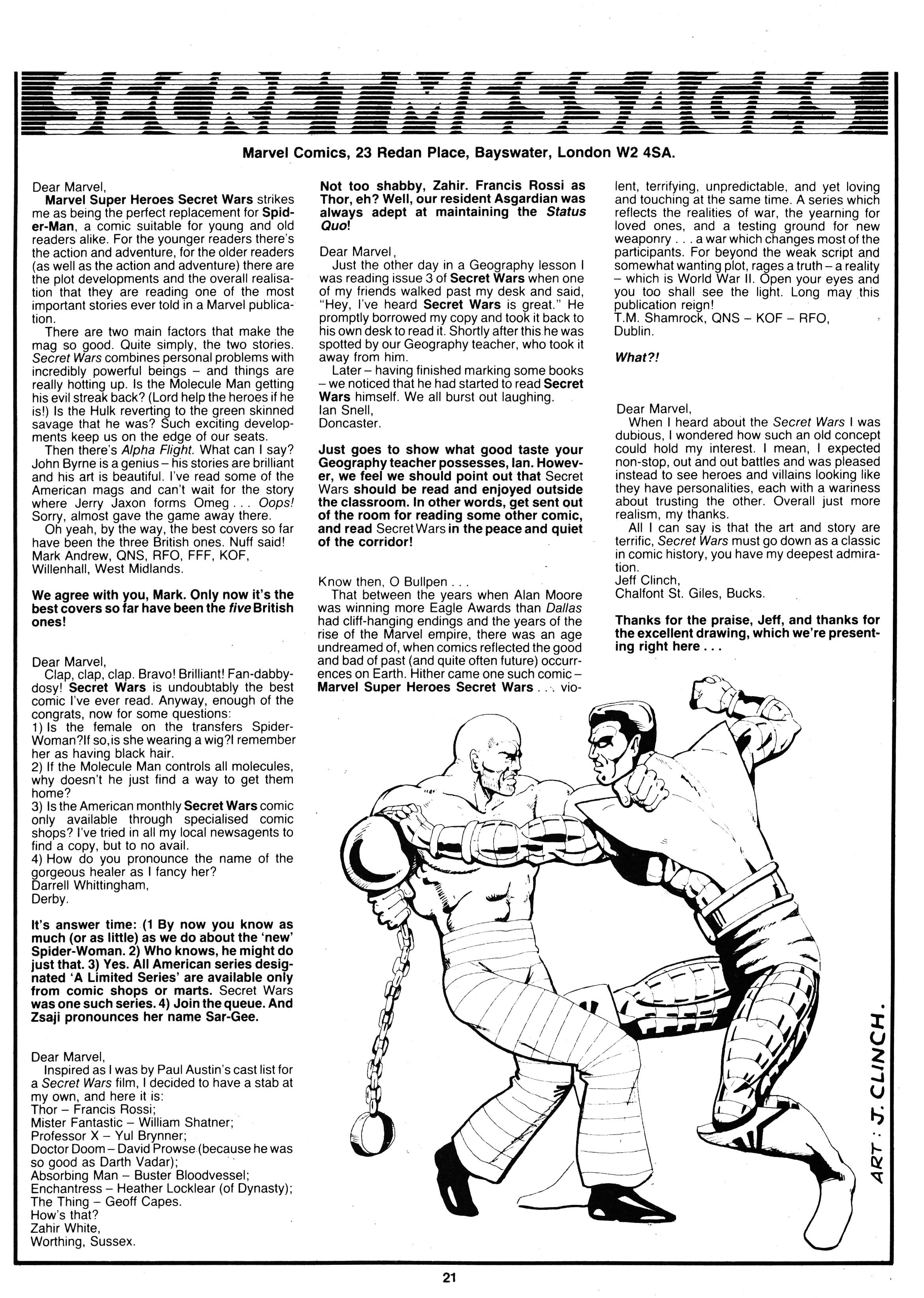 Read online Secret Wars (1985) comic -  Issue #12 - 24