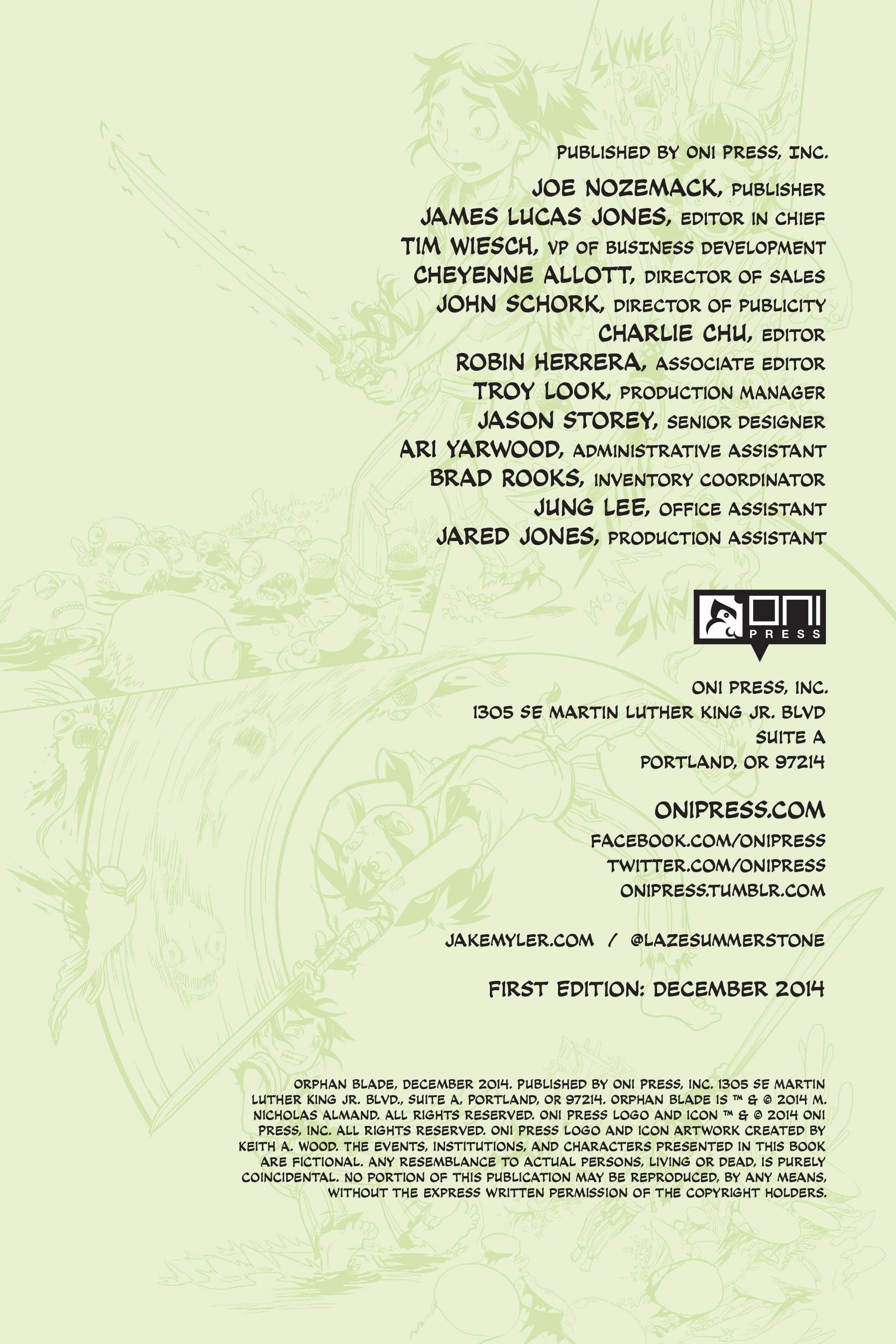 Read online Orphan Blade comic -  Issue #3 - 2