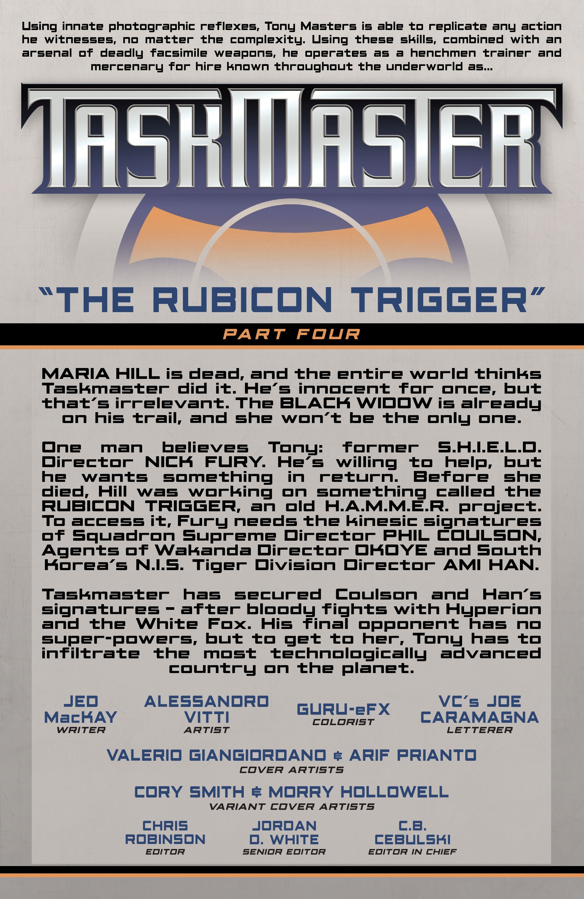 Read online Taskmaster (2020) comic -  Issue #4 - 2