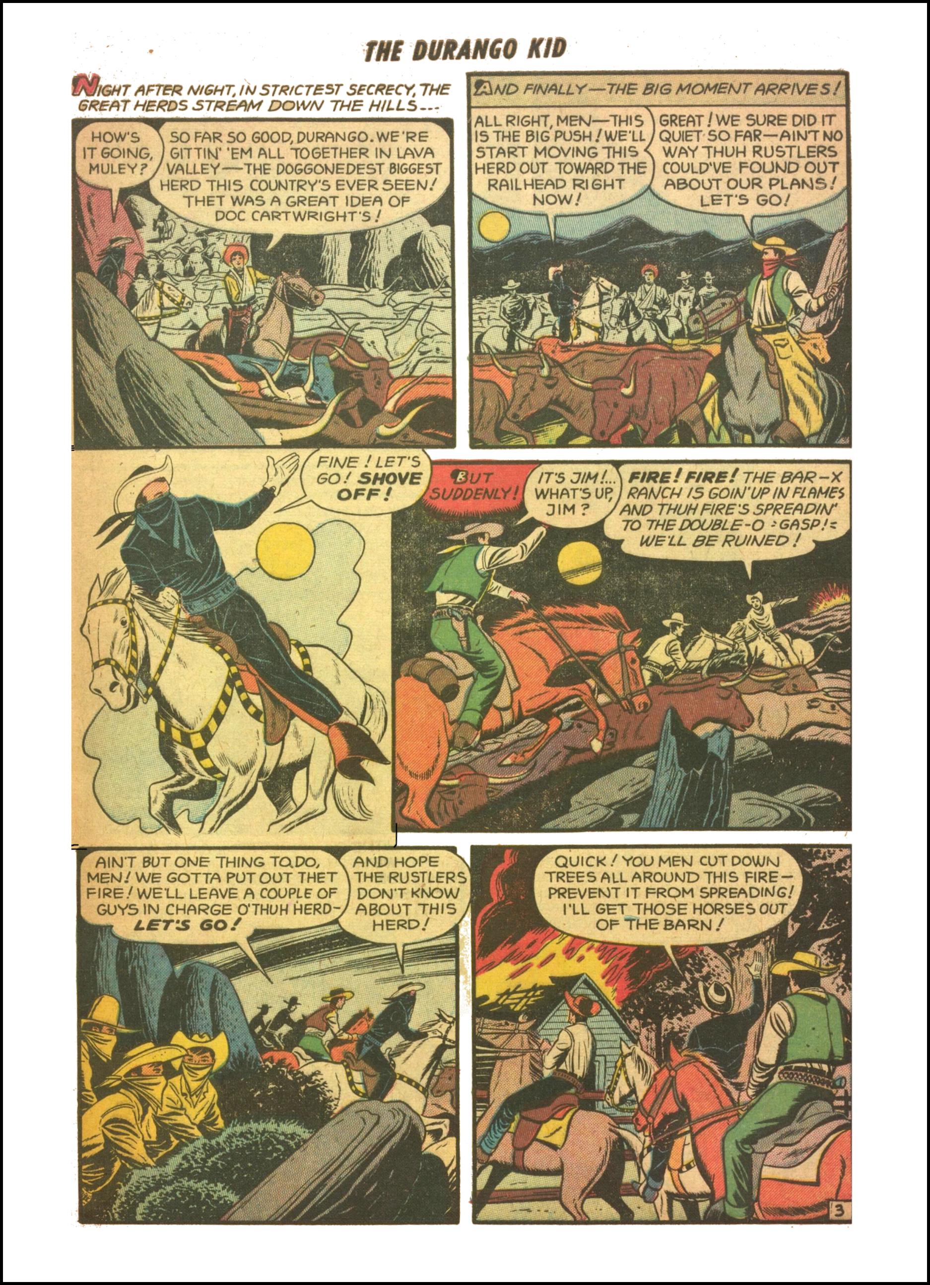 Read online Charles Starrett as The Durango Kid comic -  Issue #27 - 5