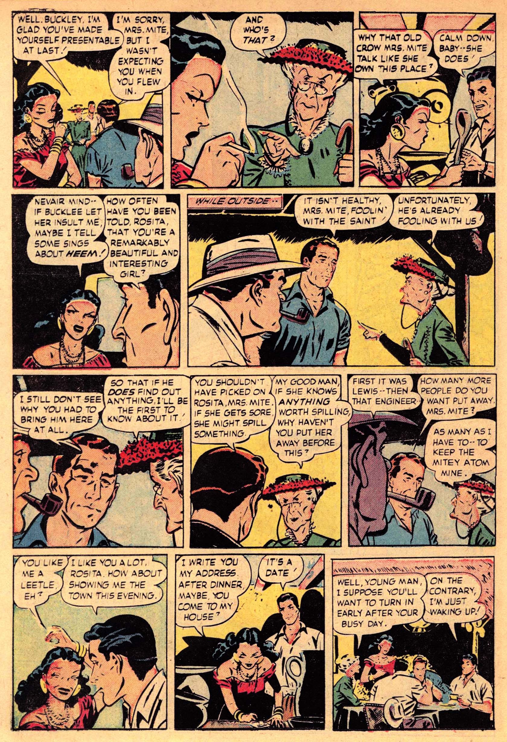 Read online The Saint (1947) comic -  Issue #11 - 22