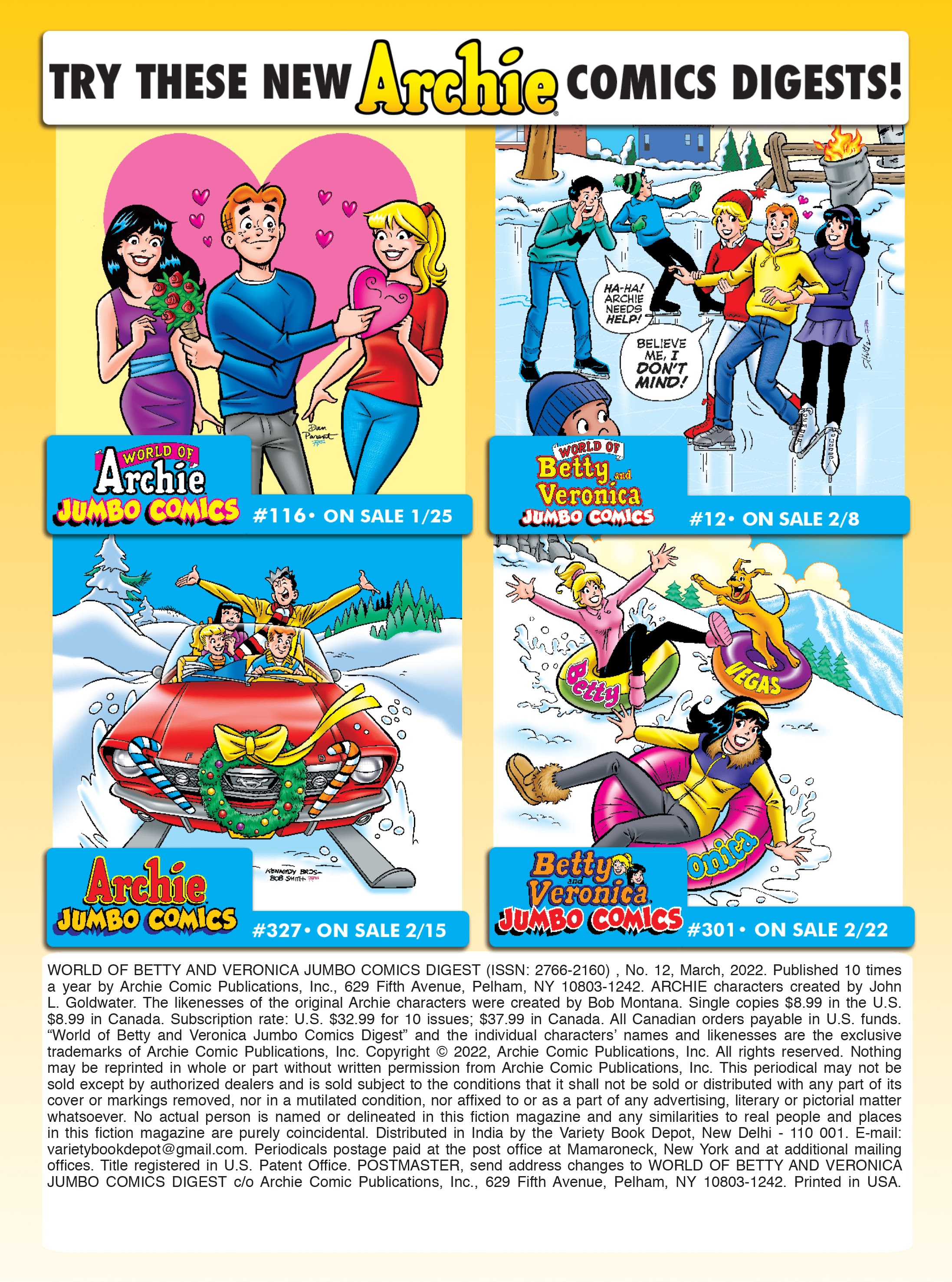 Read online World of Betty & Veronica Digest comic -  Issue #12 - 181