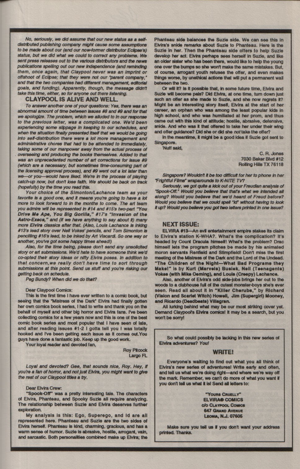 Read online Elvira, Mistress of the Dark comic -  Issue #12 - 19