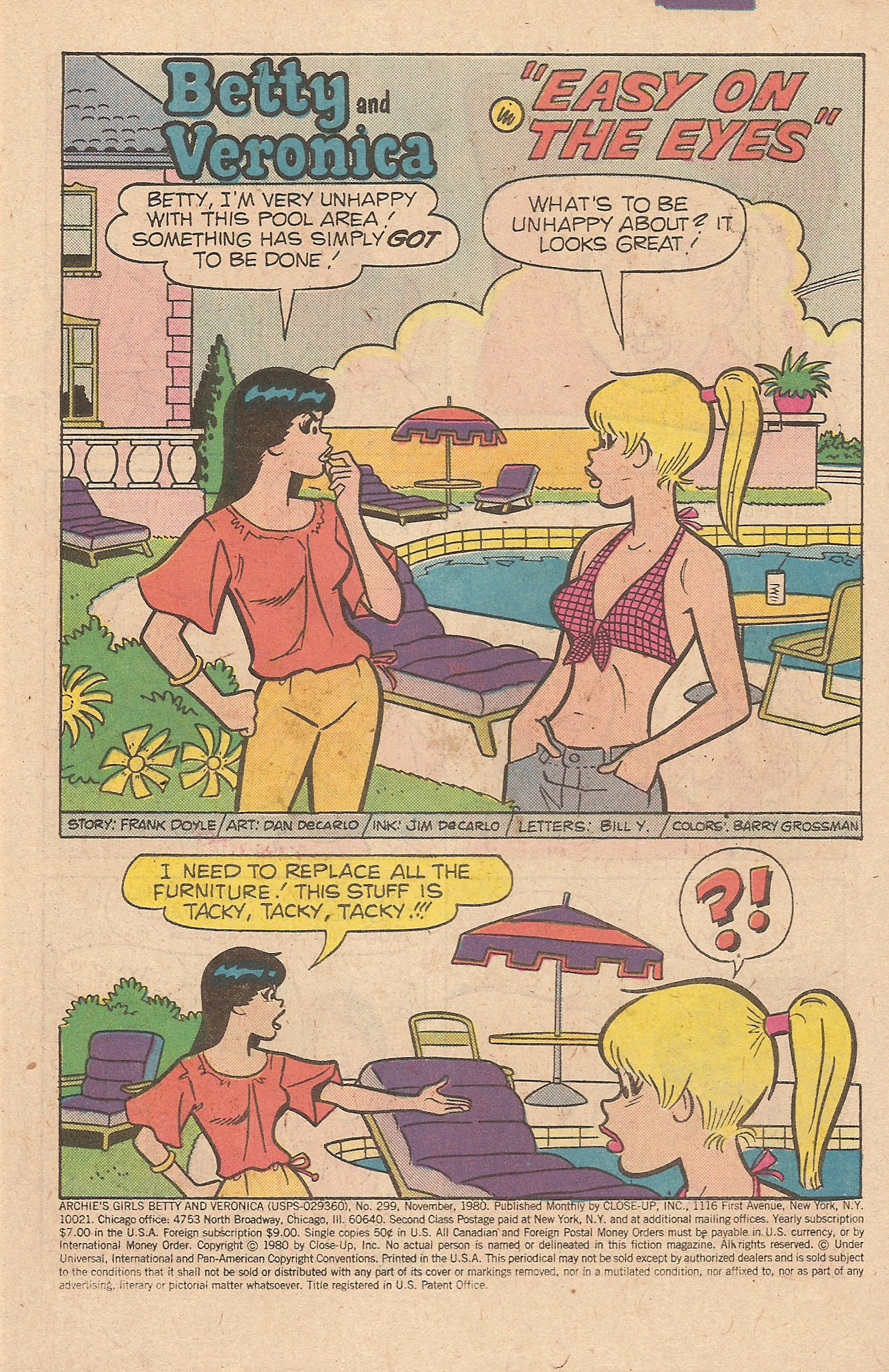 Read online Archie's Girls Betty and Veronica comic -  Issue #299 - 3