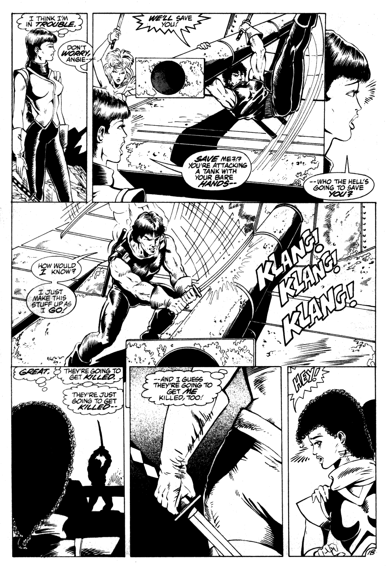 Read online Ex-Mutants (1986) comic -  Issue #7 - 24