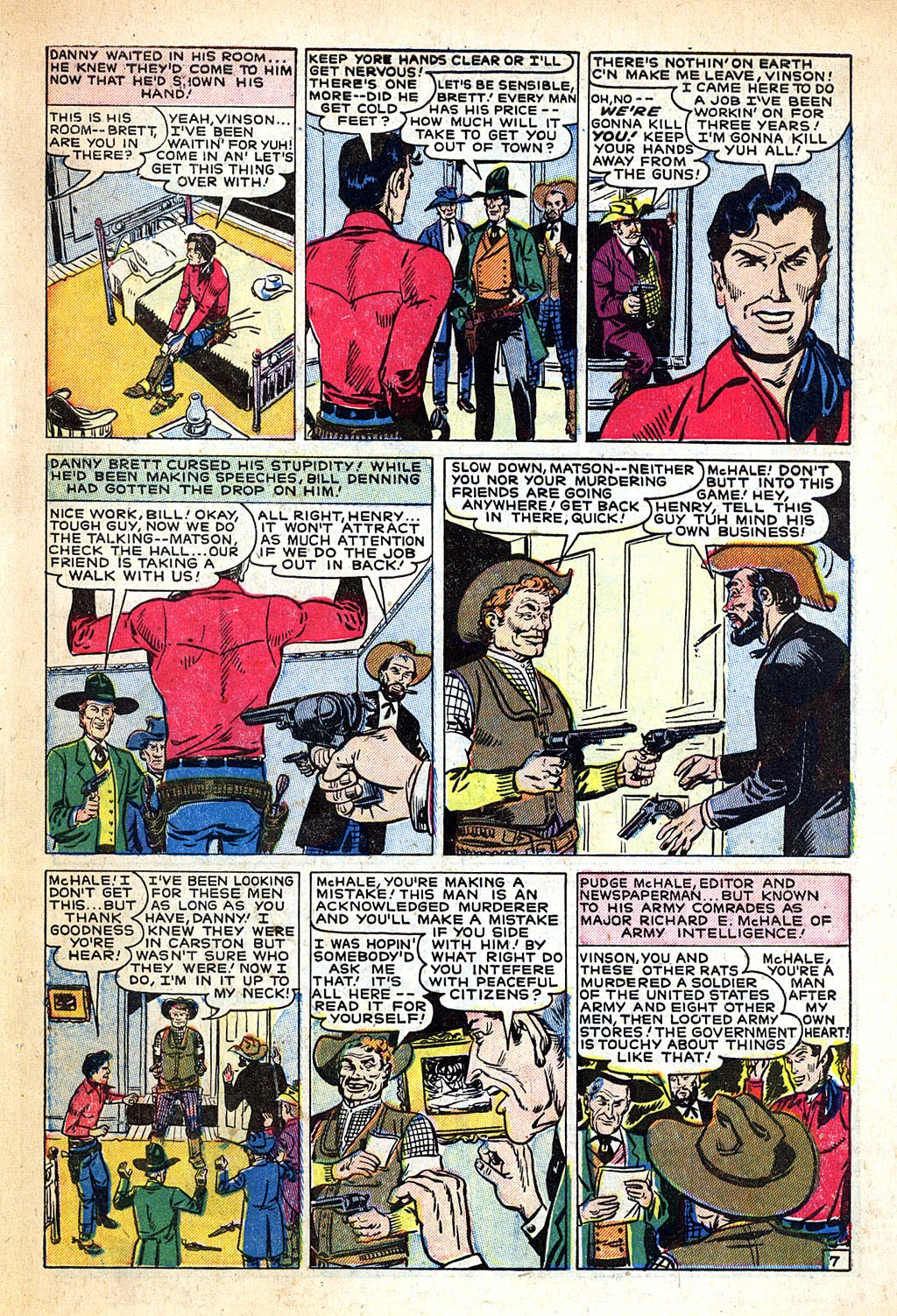 Read online Western Thrillers (1954) comic -  Issue #1 - 31