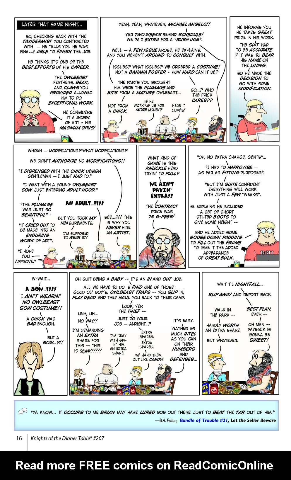 Read online Knights of the Dinner Table comic -  Issue #207 - 18