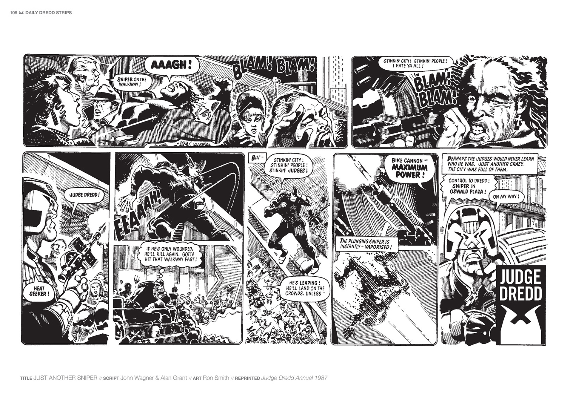 Read online Judge Dredd: The Daily Dredds comic -  Issue # TPB 1 - 111