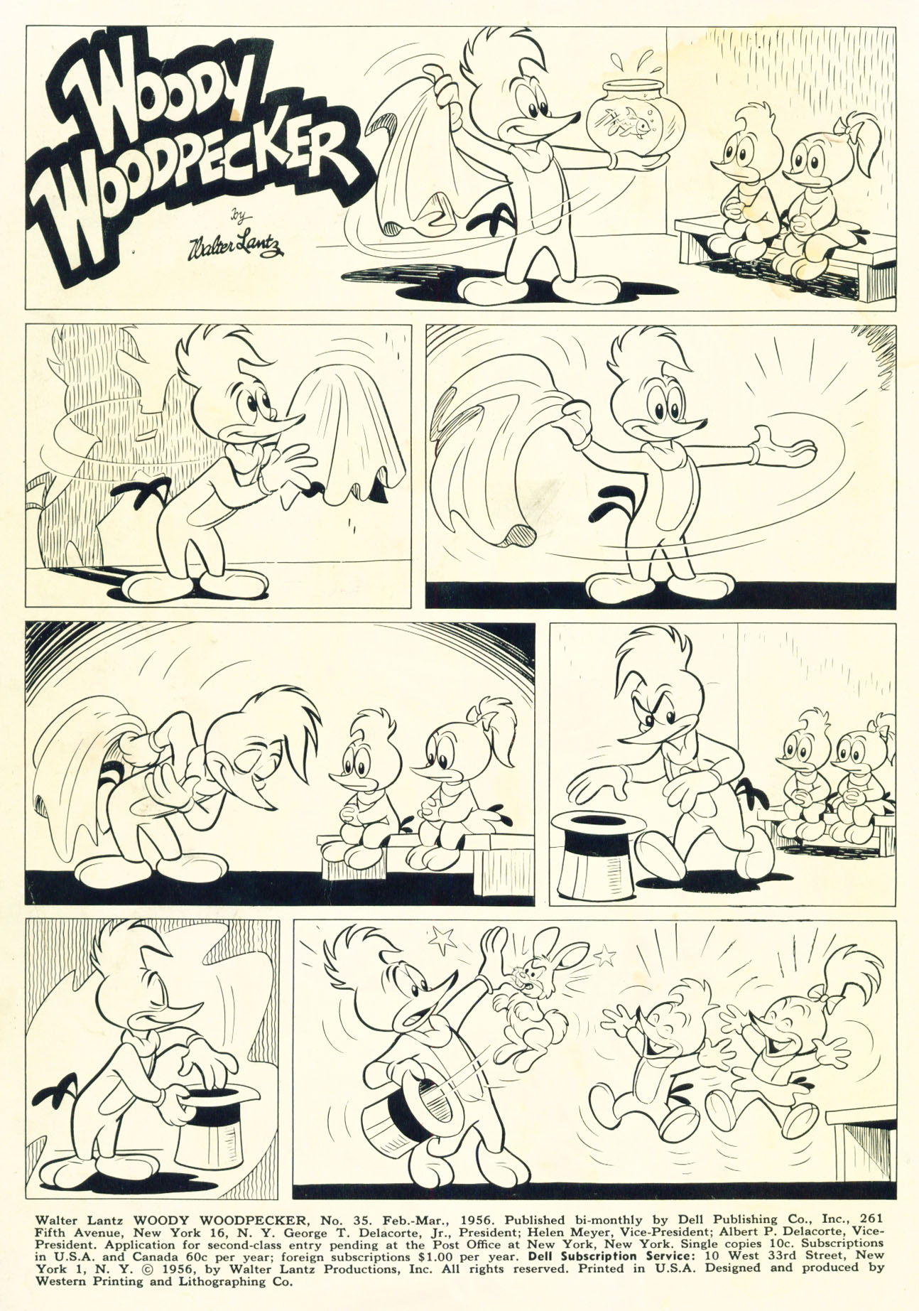 Read online Walter Lantz Woody Woodpecker (1952) comic -  Issue #35 - 2