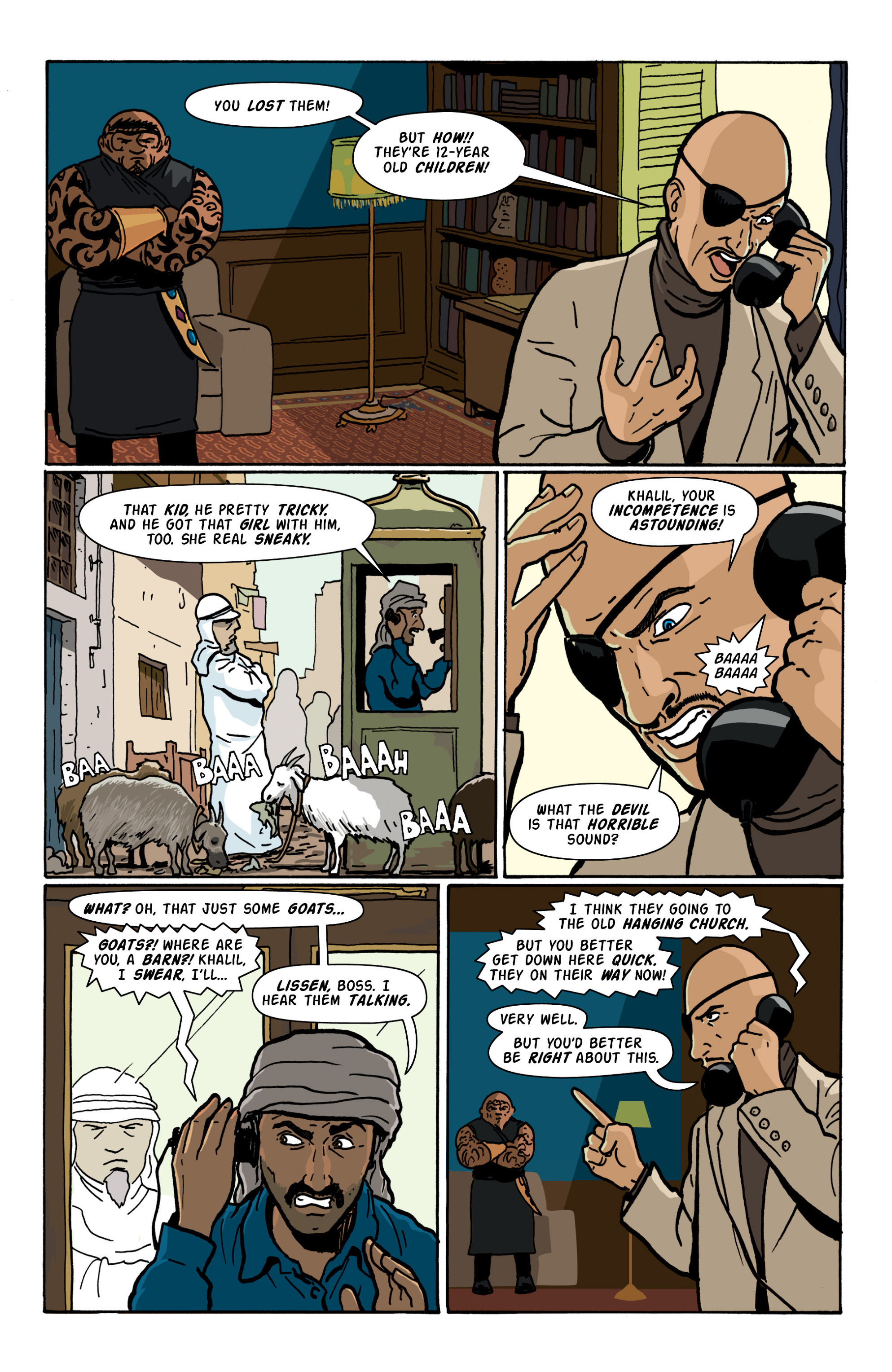 Read online Rocket Robinson and the Pharaoh's Fortune comic -  Issue # TPB (Part 2) - 36