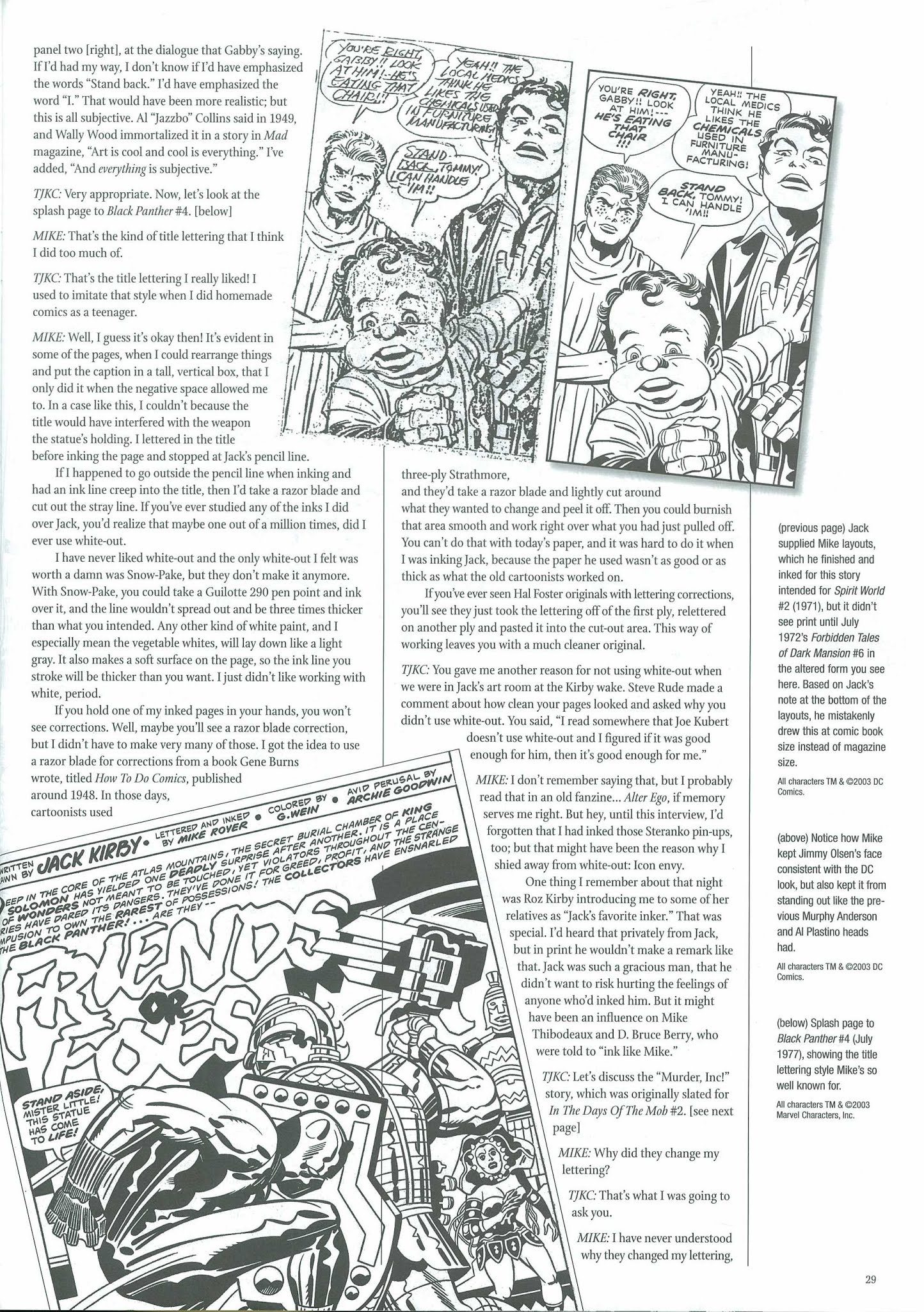 Read online The Jack Kirby Collector comic -  Issue #37 - 31