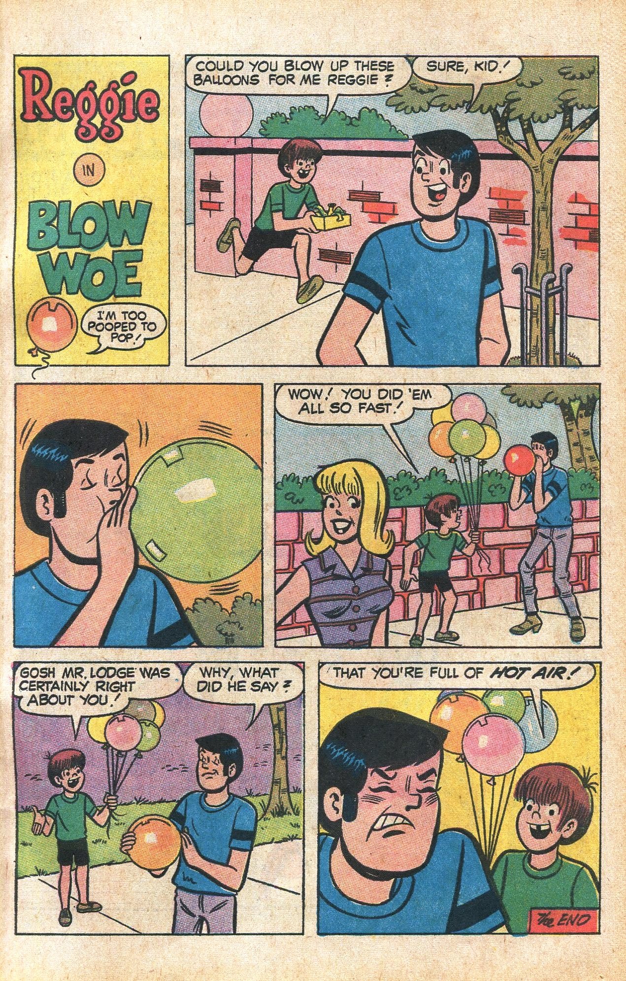 Read online Reggie's Wise Guy Jokes comic -  Issue #8 - 19