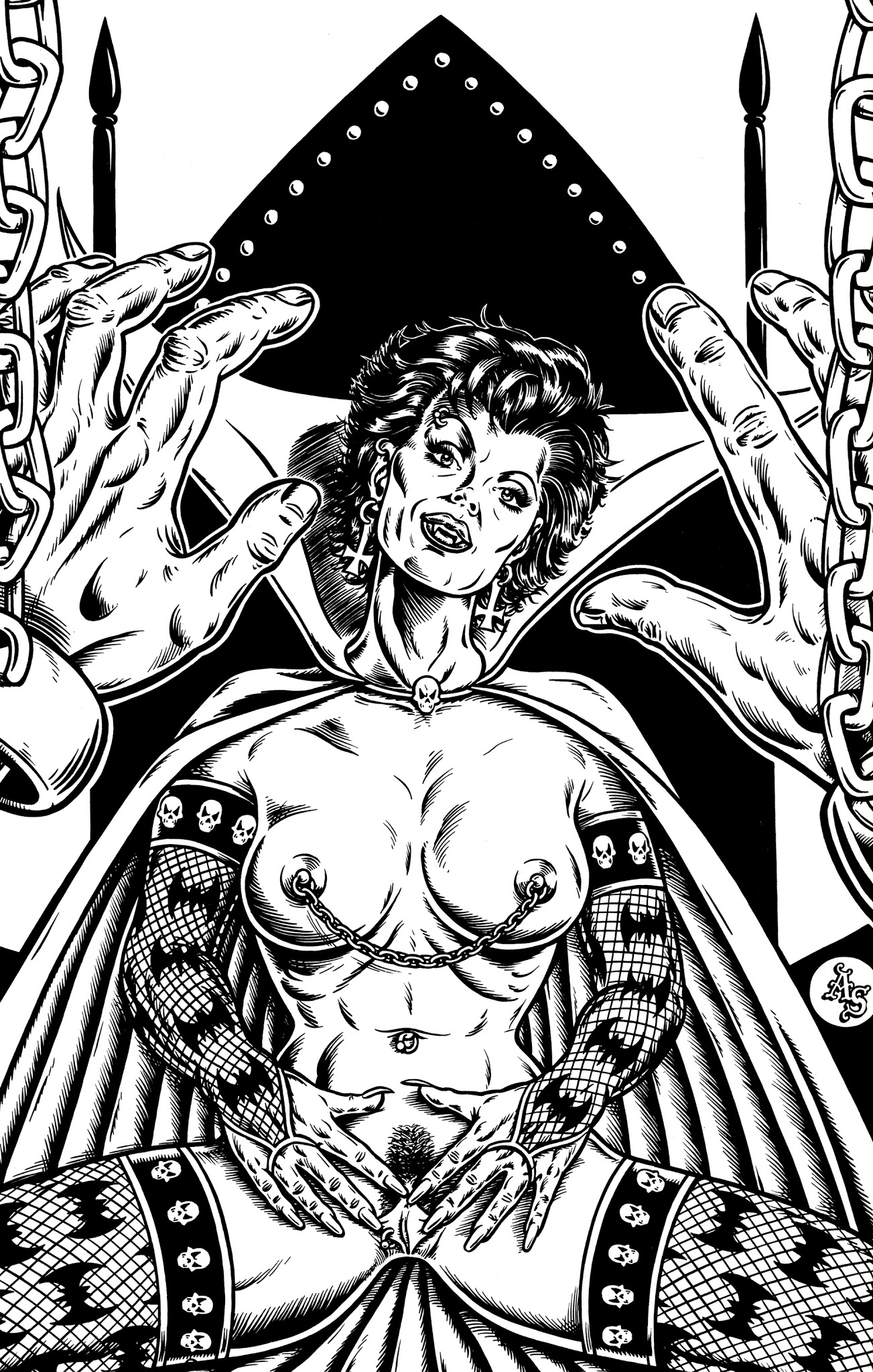 Read online Vamperotica Dare to Bare comic -  Issue #2 - 20