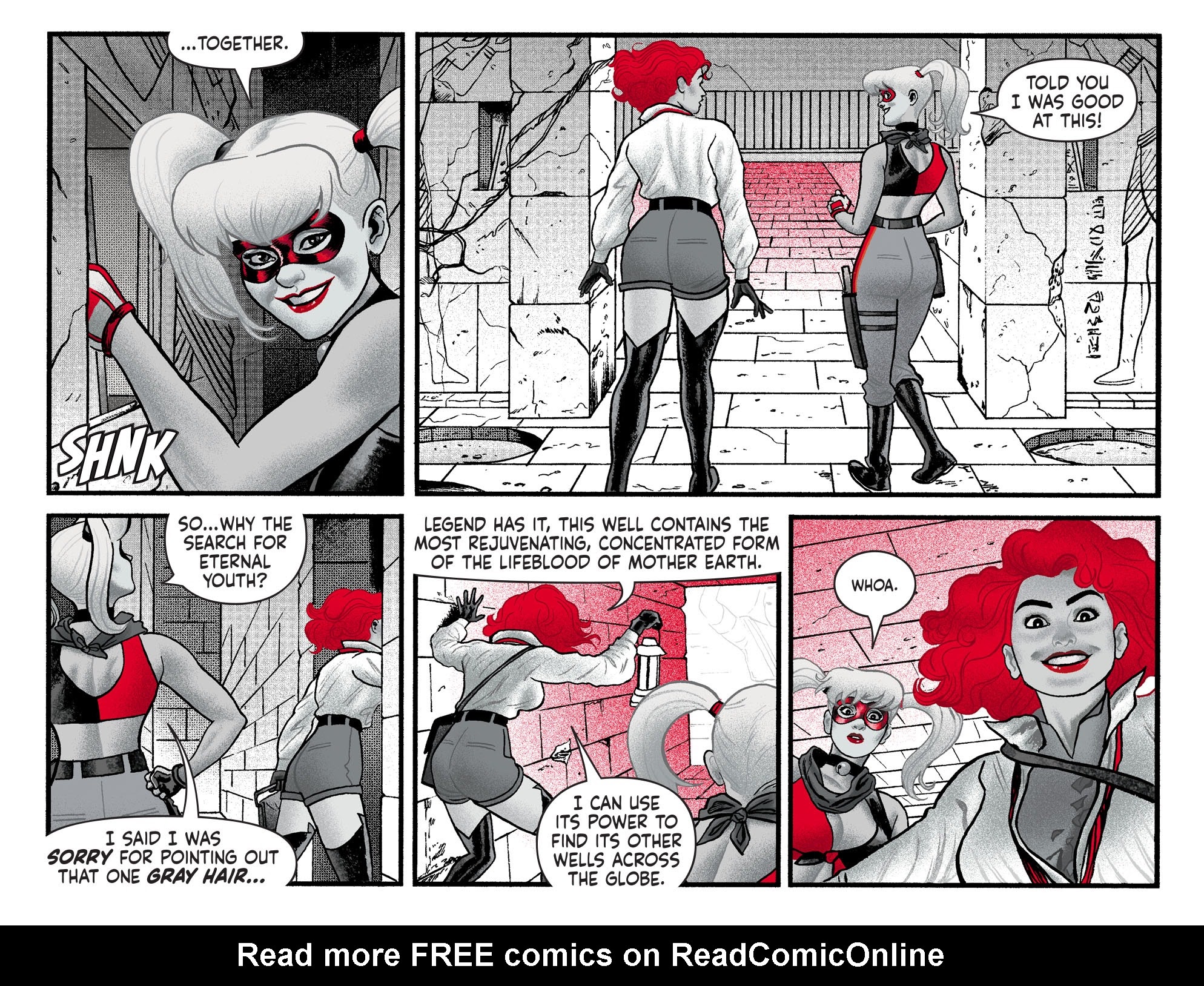 Read online Harley Quinn Black   White   Red comic -  Issue #9 - 17