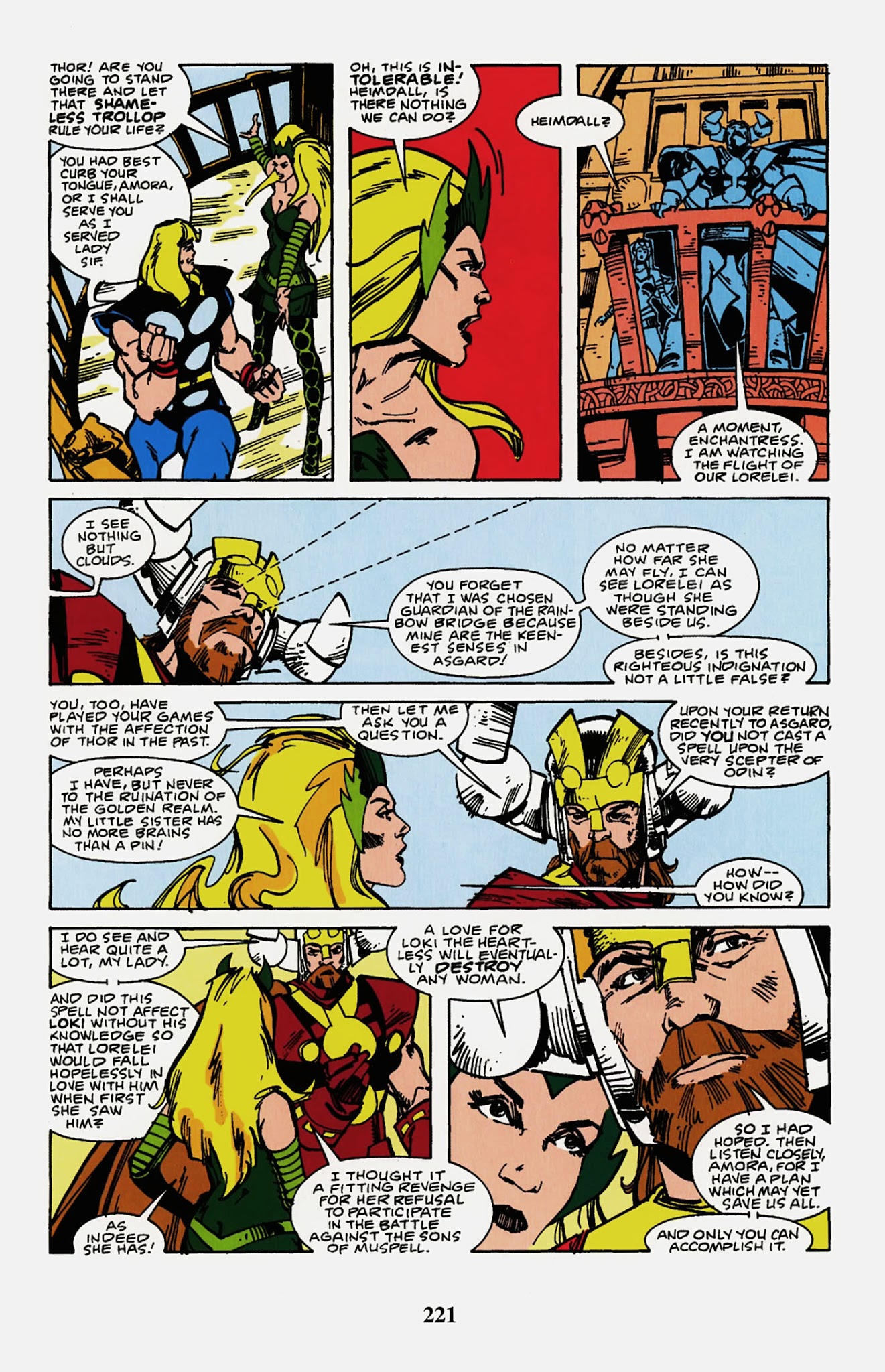 Read online Thor Visionaries: Walter Simonson comic -  Issue # TPB 2 - 223