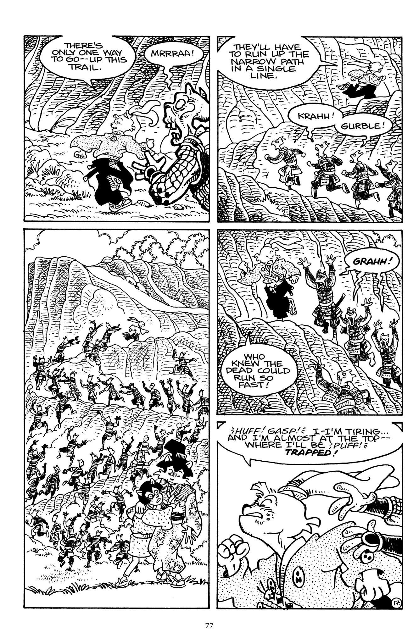 Read online The Usagi Yojimbo Saga comic -  Issue # TPB 7 - 75